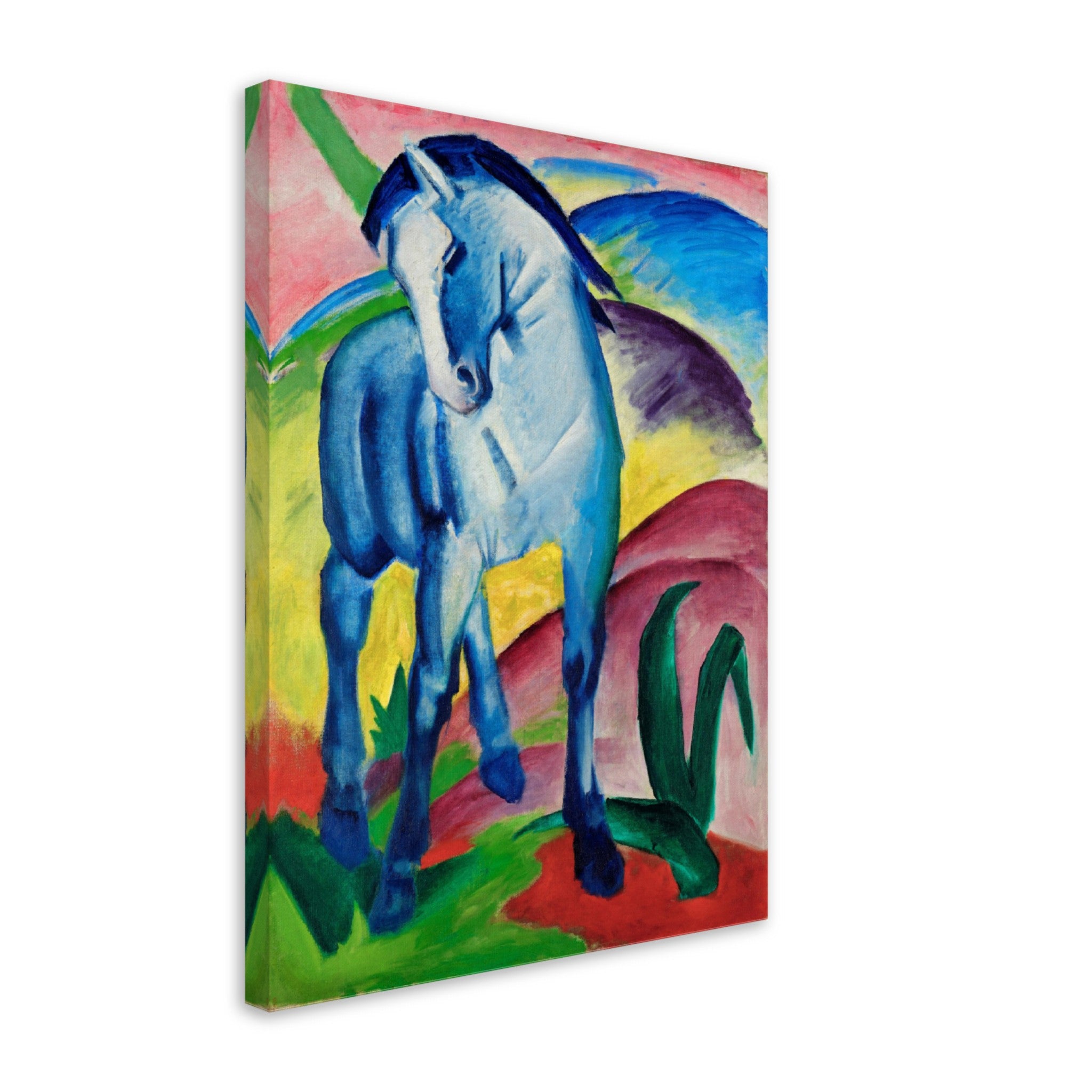 Franz Marc The Blue Horse Canvas Print Franz Marc Canvas Print Canvas 1911 - WallArtPrints4U