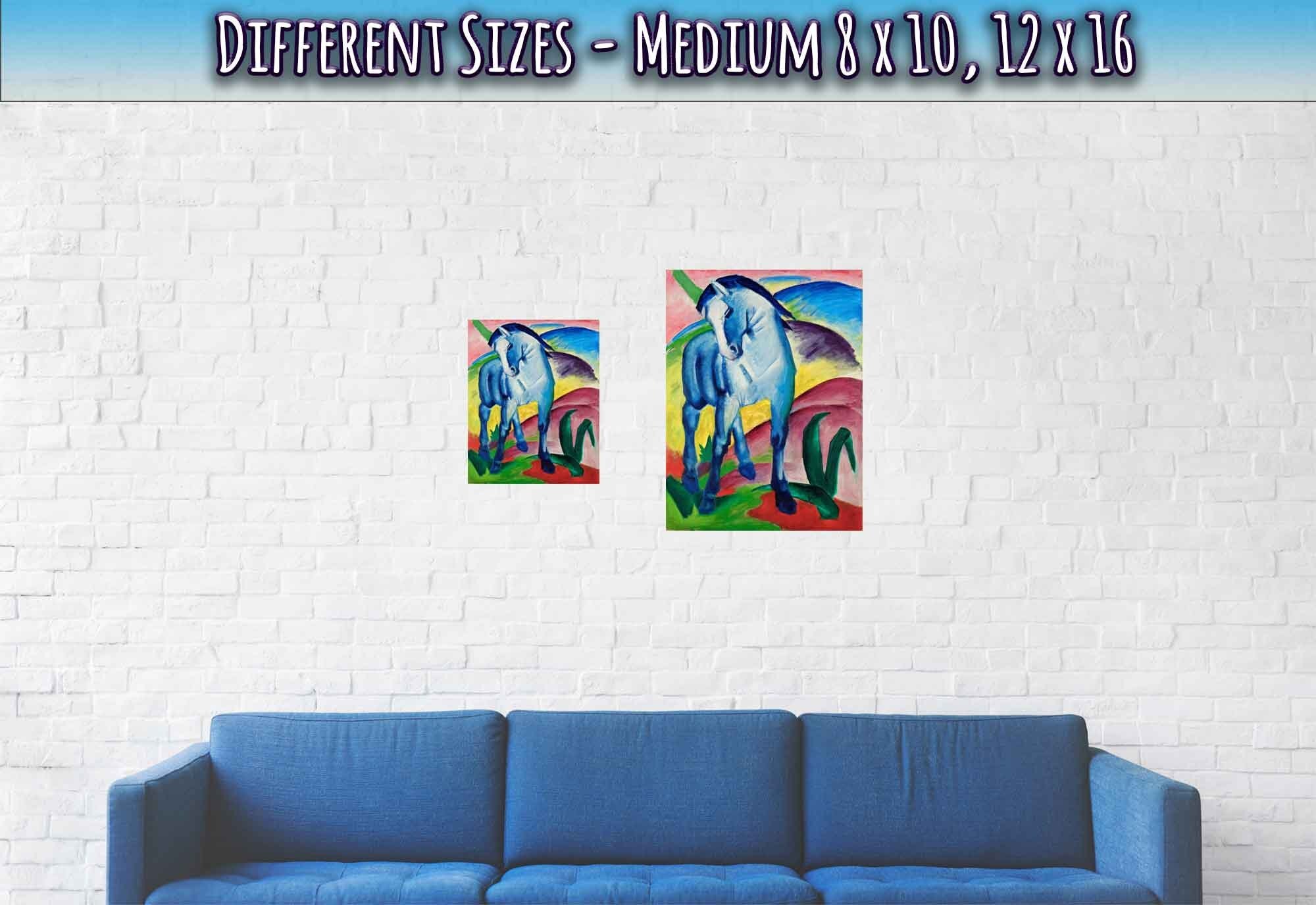 Franz Marc The Blue Horse Poster Franz Marc Poster Print 1911 - WallArtPrints4U