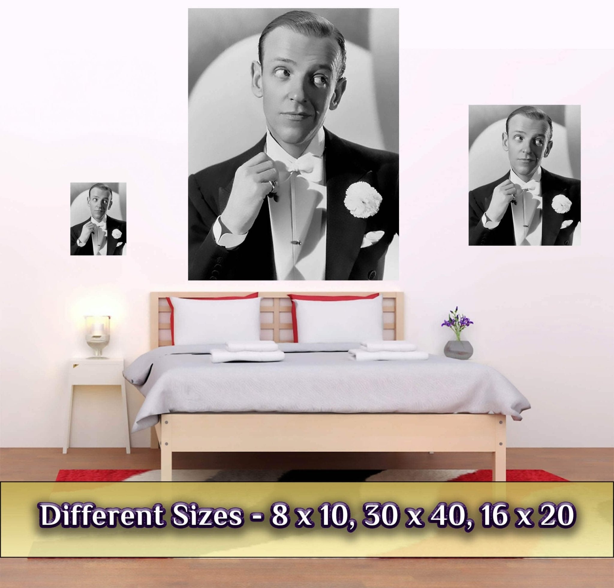 Fred Astaire Poster, America Dancer, Singer, Vintage Photo, Fred Astaire Print, Silver Screen Star - WallArtPrints4U