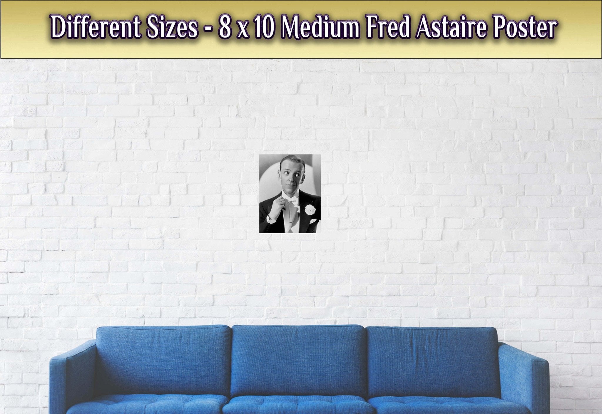 Fred Astaire Poster, America Dancer, Singer, Vintage Photo, Fred Astaire Print, Silver Screen Star - WallArtPrints4U