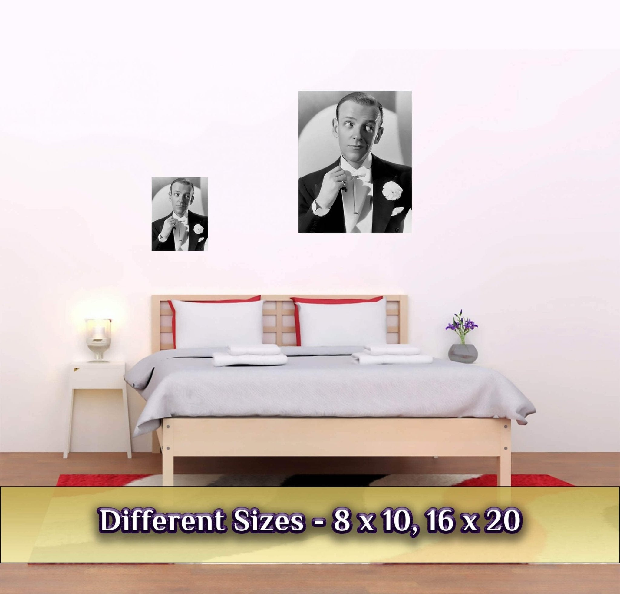 Fred Astaire Poster, America Dancer, Singer, Vintage Photo, Fred Astaire Print, Silver Screen Star - WallArtPrints4U