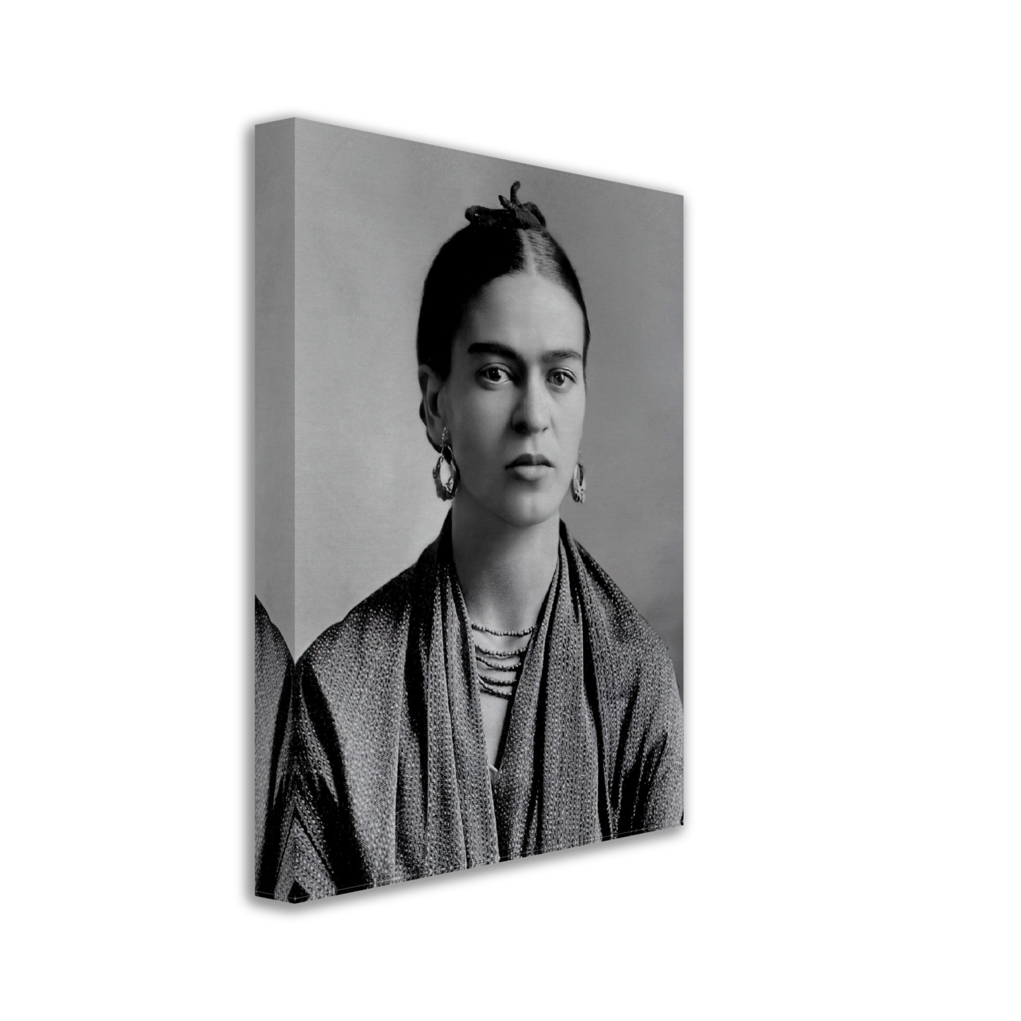 Frida Kahlo Canvas, Vintage Photo Portrait - Frida Kahlo Canvas Print - WallArtPrints4U