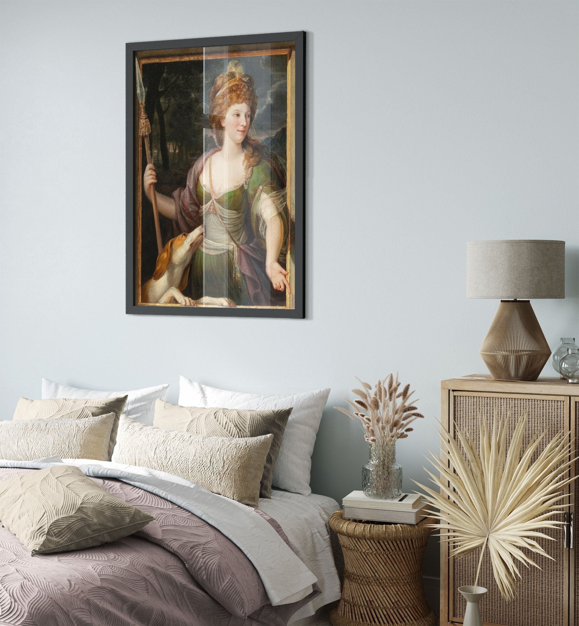 Goddess Artemis Framed, Lady As Diana Vintage Moon Goddess Artemis Framed Print, Goddess Of The Moon And Hunt UK, EU, USA, AUS Domestic Shipping - WallArtPrints4U