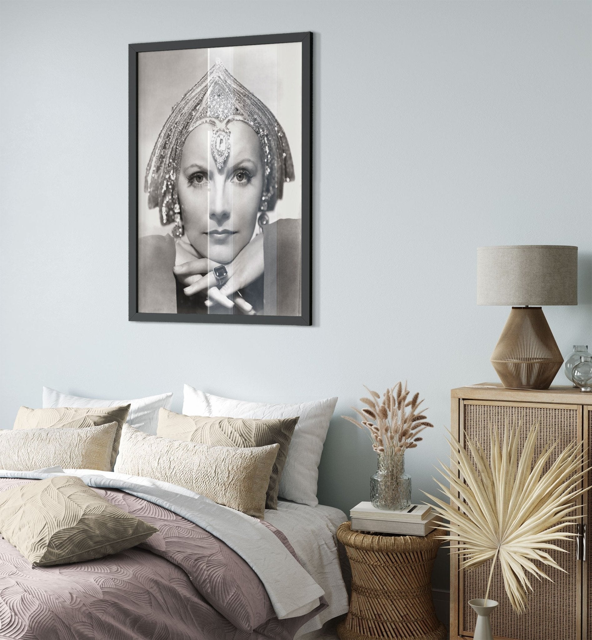 Greta Garbo Framed, Sex Symbol, Vintage Rare Photo, Mata Hari, Greta Garbo Framed Print, Hollywood Silver Screen Star - WallArtPrints4U