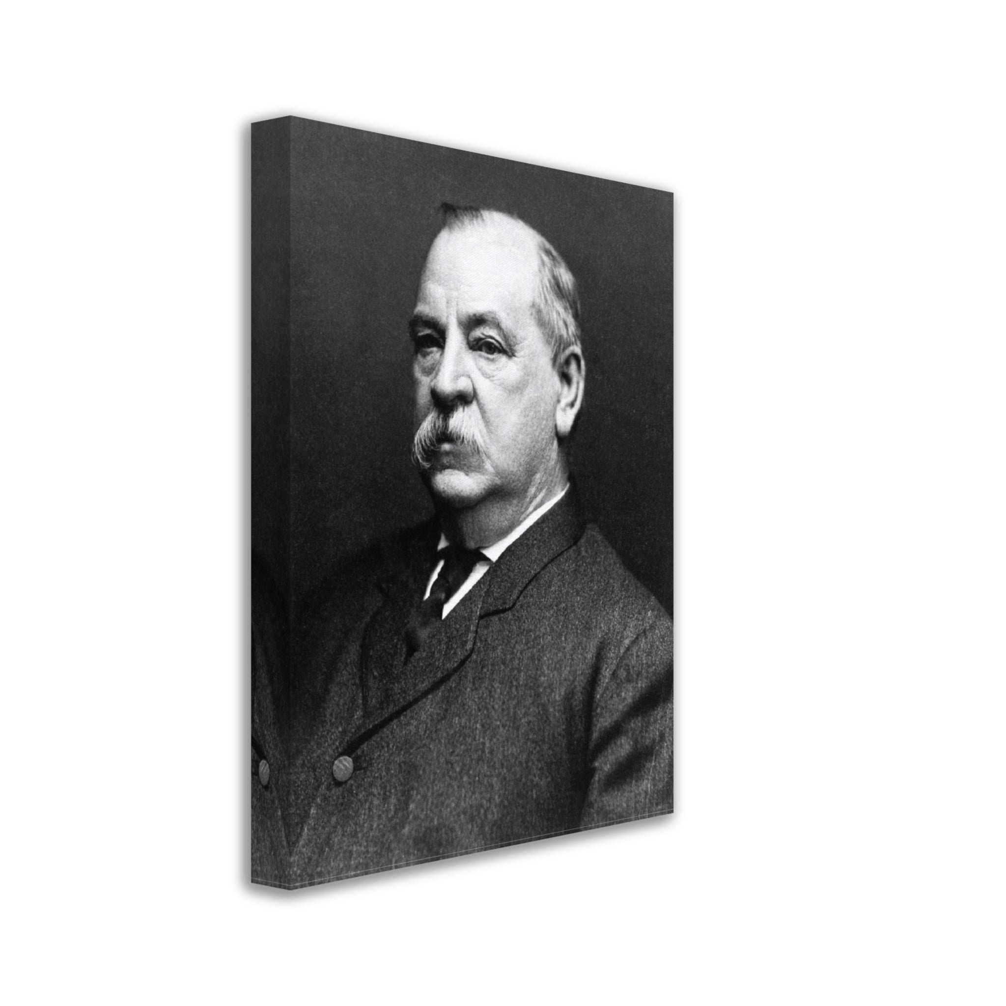 Grover Cleveland Canvas, 22nd & 24th President Of Usa, Vintage Photo Portrait - Grover Cleveland Canvas Print - WallArtPrints4U