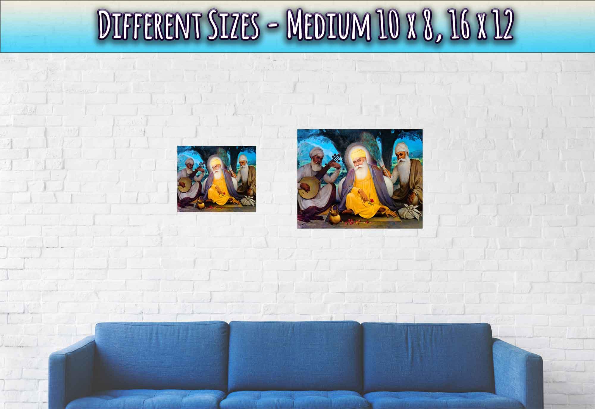 Guru Nanak Poster, Baba Nanak Founder Of Sikhism - Guru Nanak Print - WallArtPrints4U