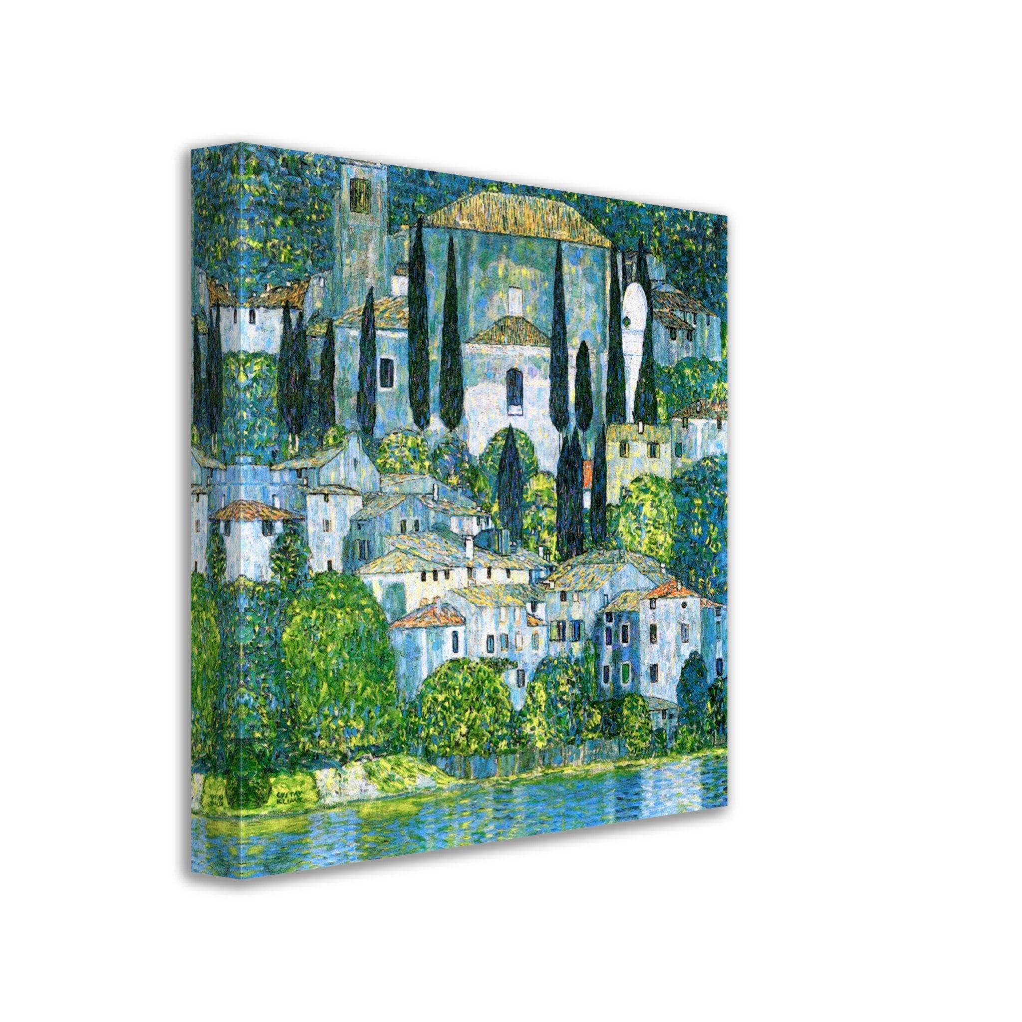Gustav Klimt Canvas Church In Cassone Canvas Print, Gustav Klimt - WallArtPrints4U