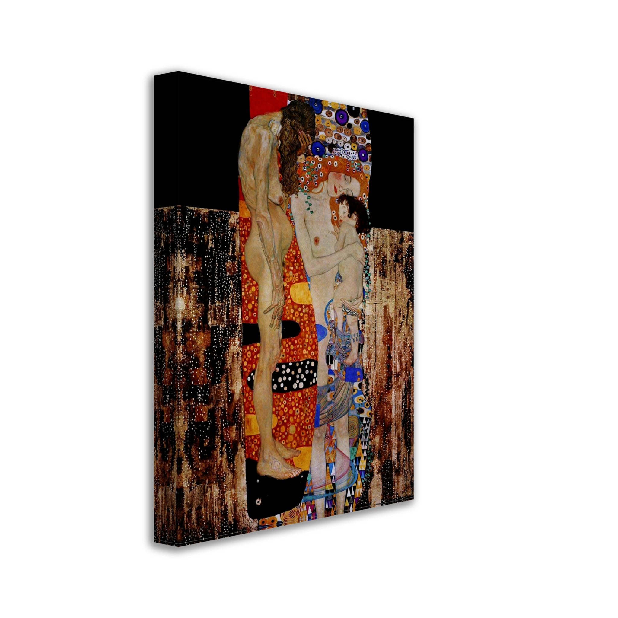 Gustav Klimt Canvas Print, 3 Ages Of Women Gustav Klimt Print 1905 - WallArtPrints4U