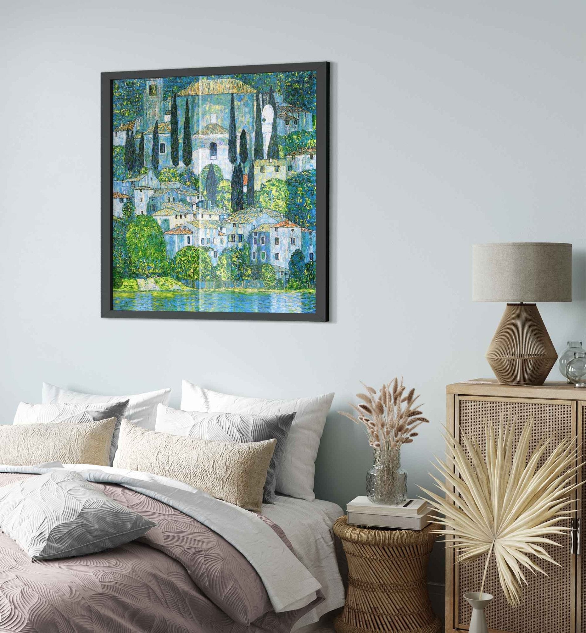 Gustav Klimt Framed Church In Cassone Framed Print, Gustav Klimt - WallArtPrints4U
