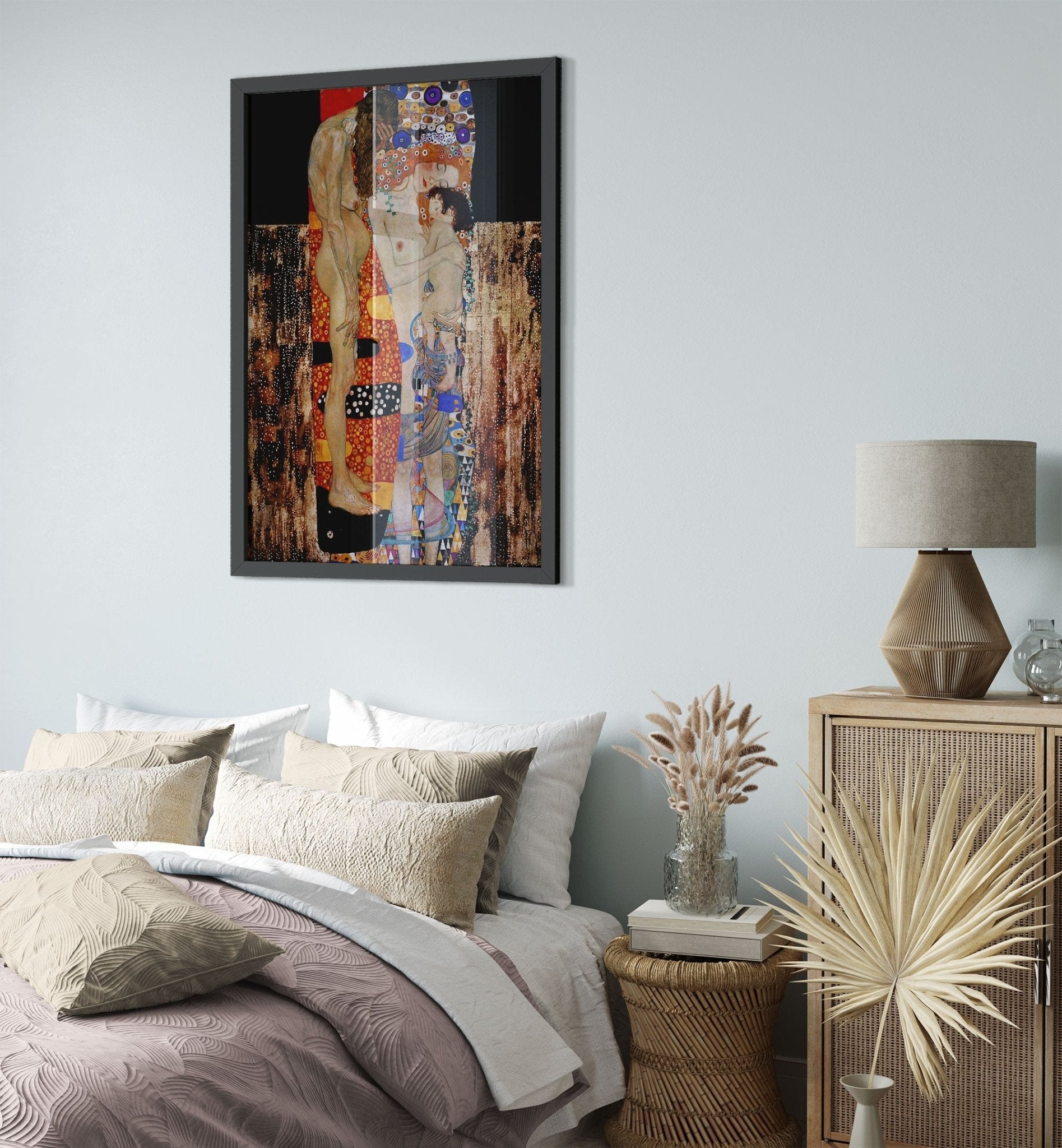 Gustav Klimt Framed Print, 3 Ages Of Women Gustav Klimt Print 1905 - WallArtPrints4U