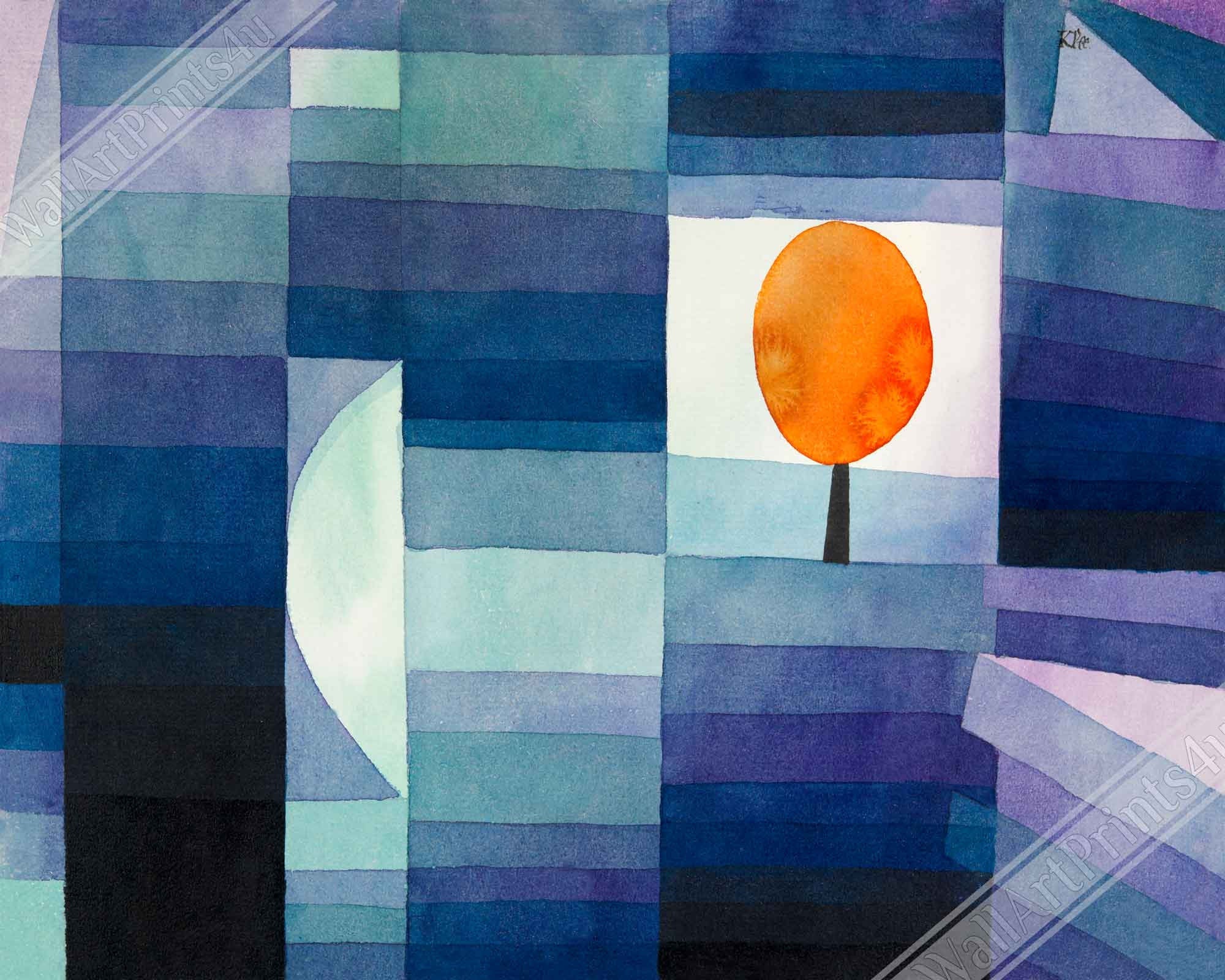 Harbinger Of Autumn Canvas Print, Abstract Art Canvas, Paul Klee, Harbinger Of Autumn Canvas - WallArtPrints4U