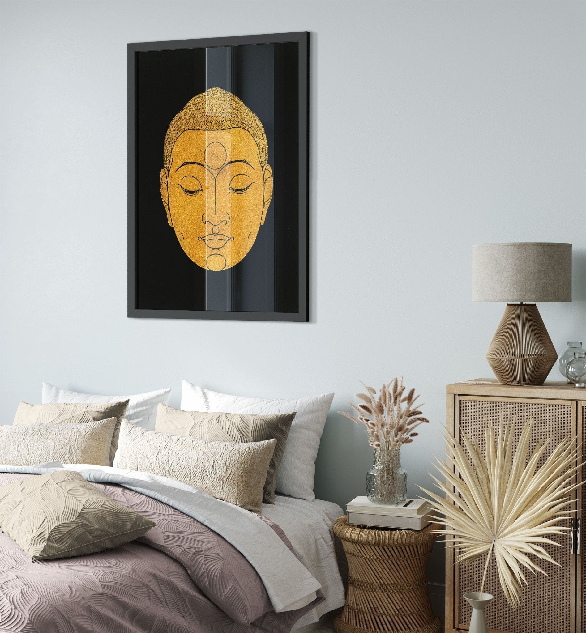 Head Of Buddha Framed Print, Vintage From Rijksmuseum 1943, Buddha Print, Reijer Stolk - WallArtPrints4U