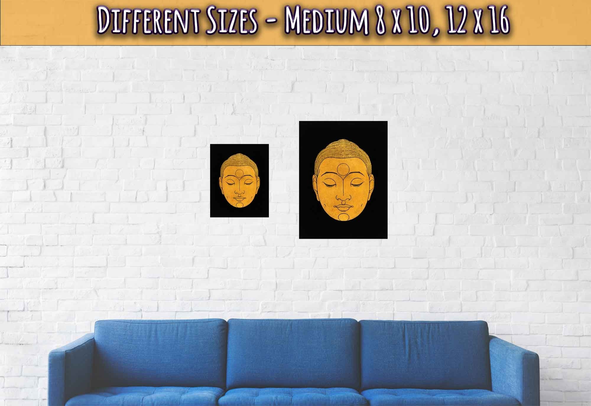Head Of Buddha Poster, Vintage From Rijksmuseum 1943, Buddha Print, Reijer Stolk - WallArtPrints4U