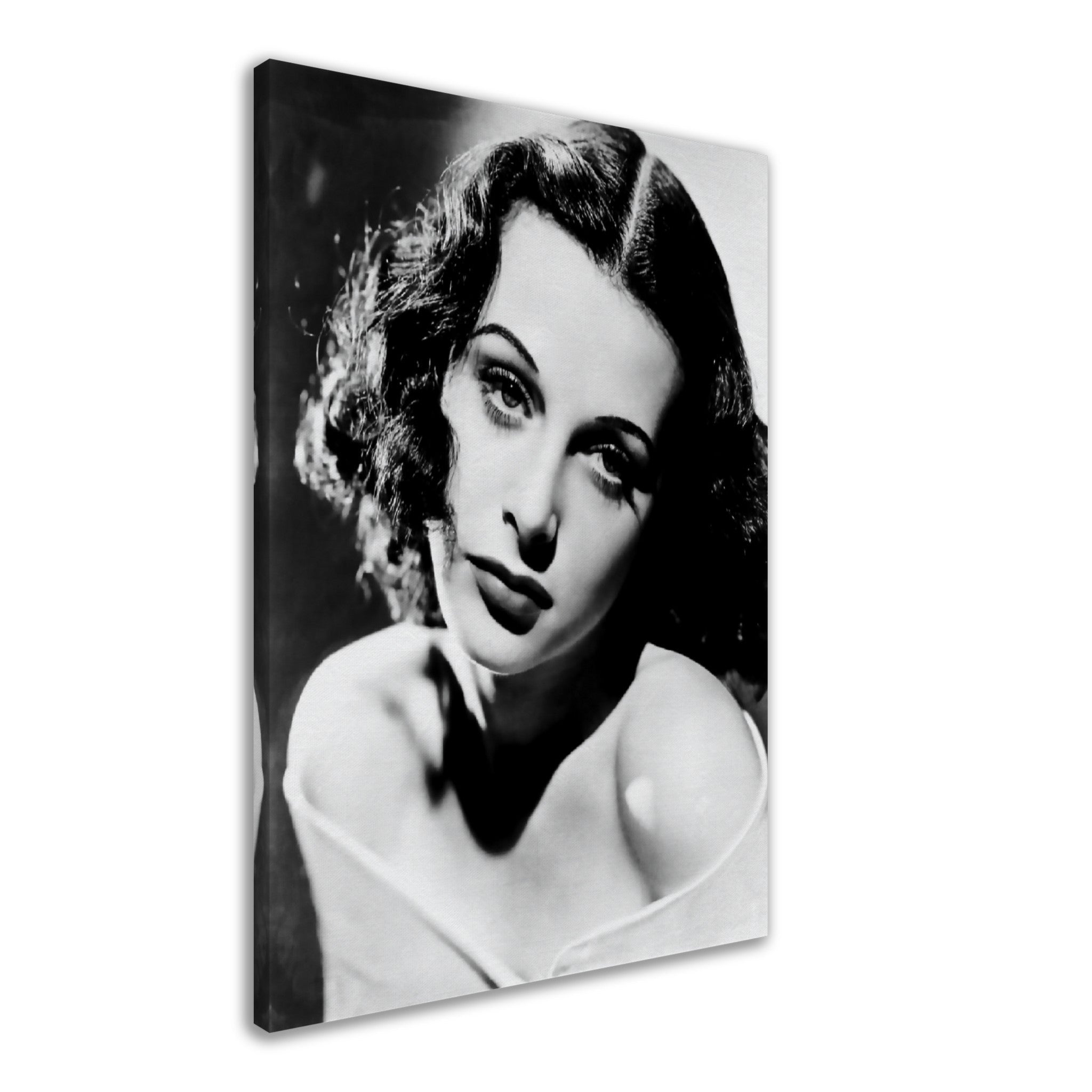 Hedy Lamarr Canvas, Most Beautiful Ever To Appear In Films, Vintage Photo - Iconic Hedy Lamarr Canvas Print - Hollywood Silver Screen Star - WallArtPrints4U
