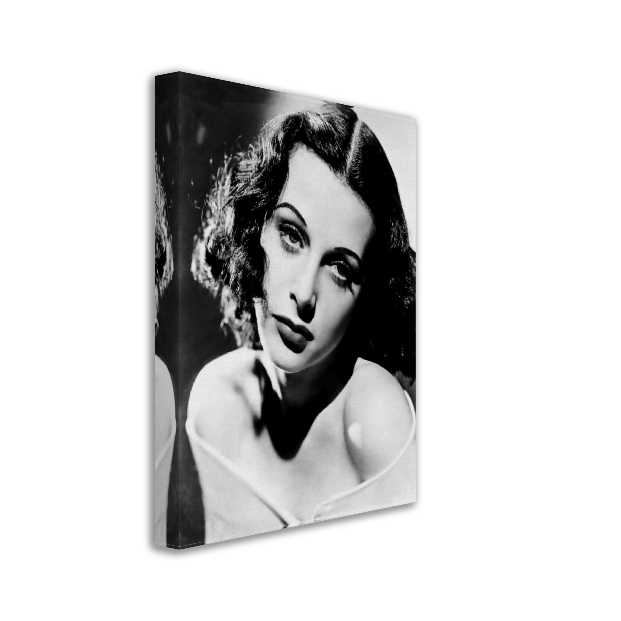 Hedy Lamarr Canvas, Most Beautiful Ever To Appear In Films, Vintage Photo - Iconic Hedy Lamarr Canvas Print - Hollywood Silver Screen Star - WallArtPrints4U