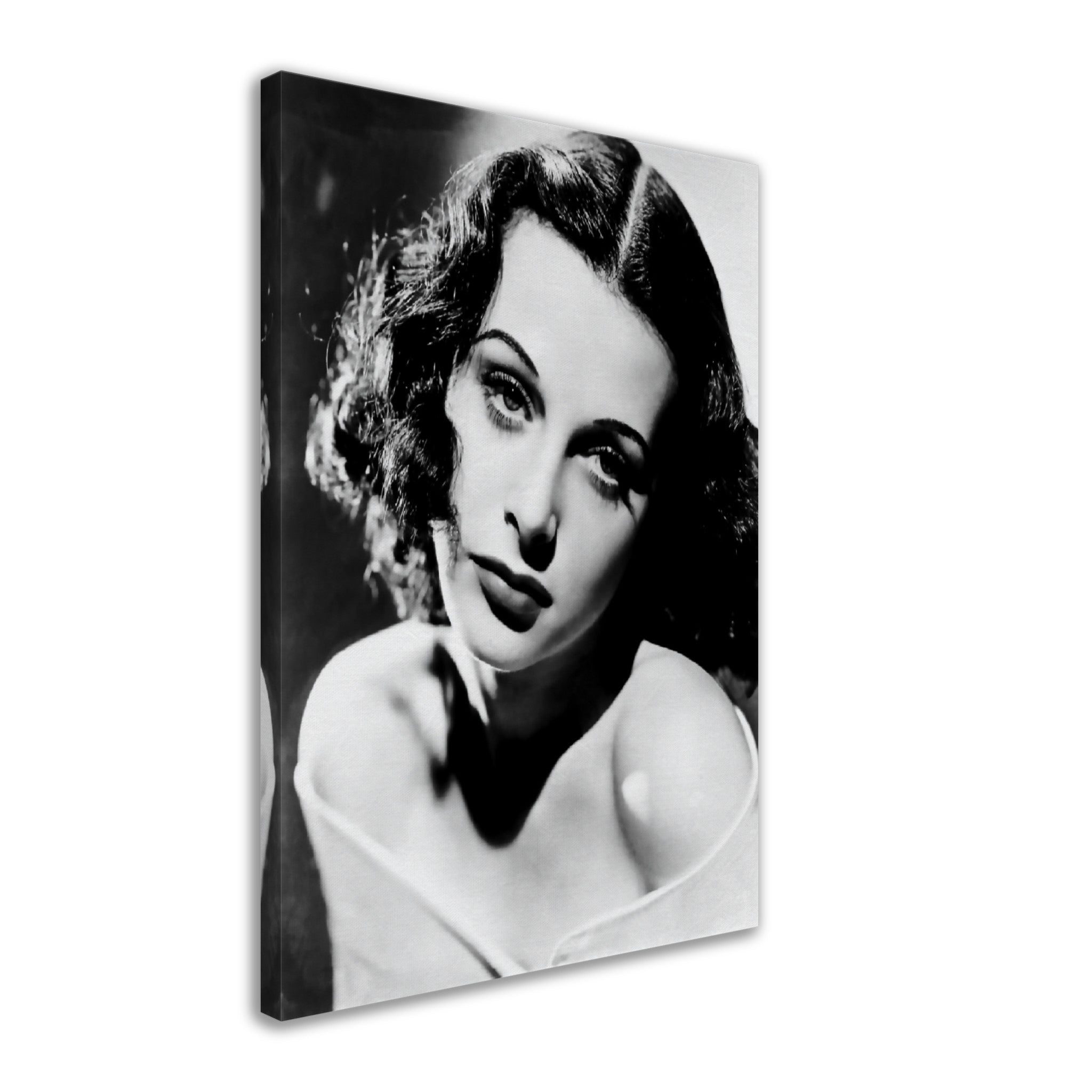 Hedy Lamarr Canvas, Most Beautiful Ever To Appear In Films, Vintage Photo - Iconic Hedy Lamarr Canvas Print - Hollywood Silver Screen Star - WallArtPrints4U