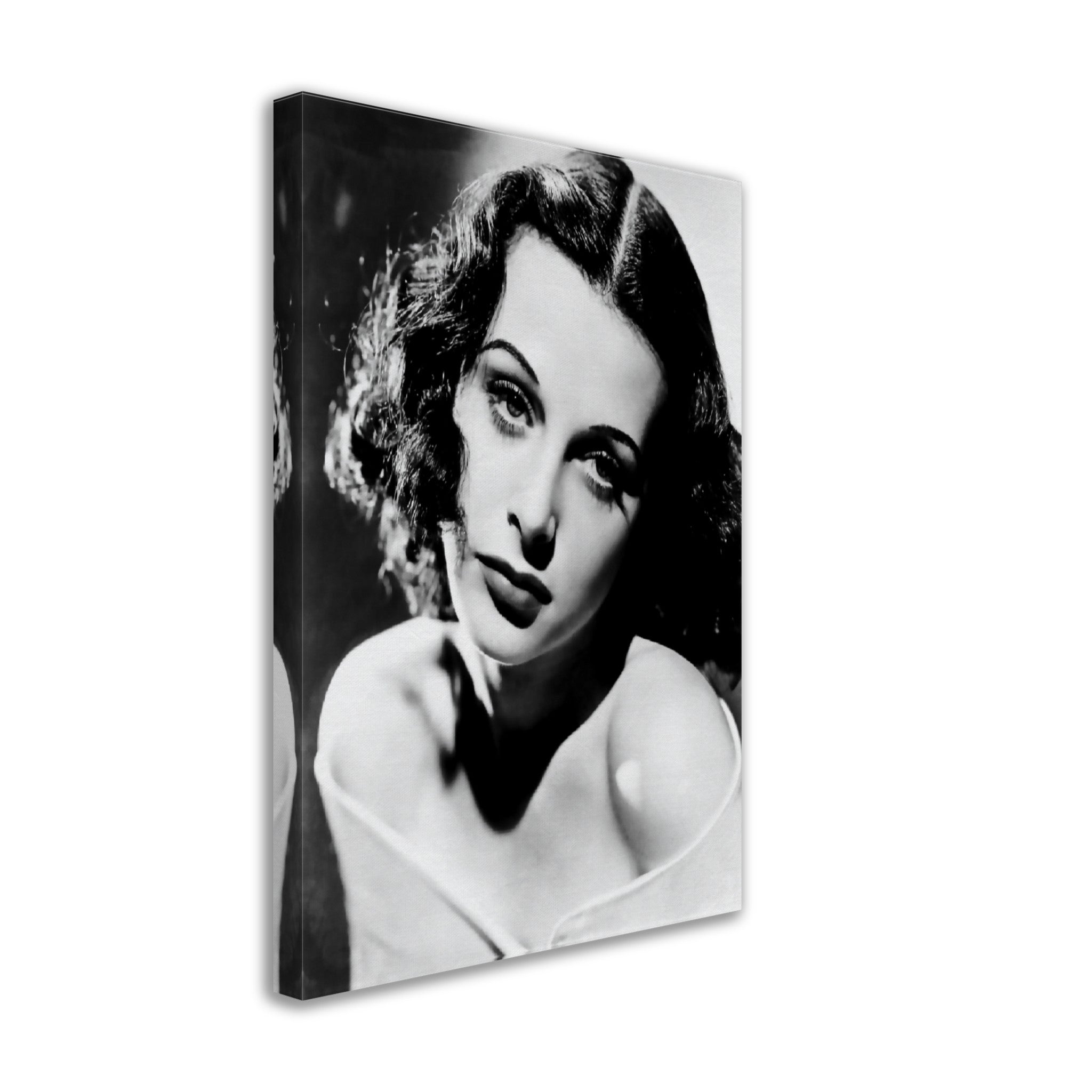 Hedy Lamarr Canvas, Most Beautiful Ever To Appear In Films, Vintage Photo - Iconic Hedy Lamarr Canvas Print - Hollywood Silver Screen Star - WallArtPrints4U