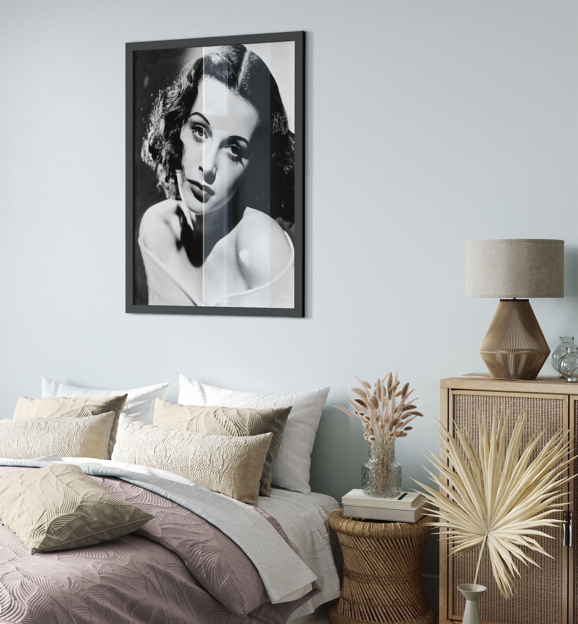 Hedy Lamarr Framed, Most Beautiful Ever To Appear In Films, Vintage Photo - Iconic Hedy Lamarr Framed Print - Hollywood Silver Screen Star - WallArtPrints4U