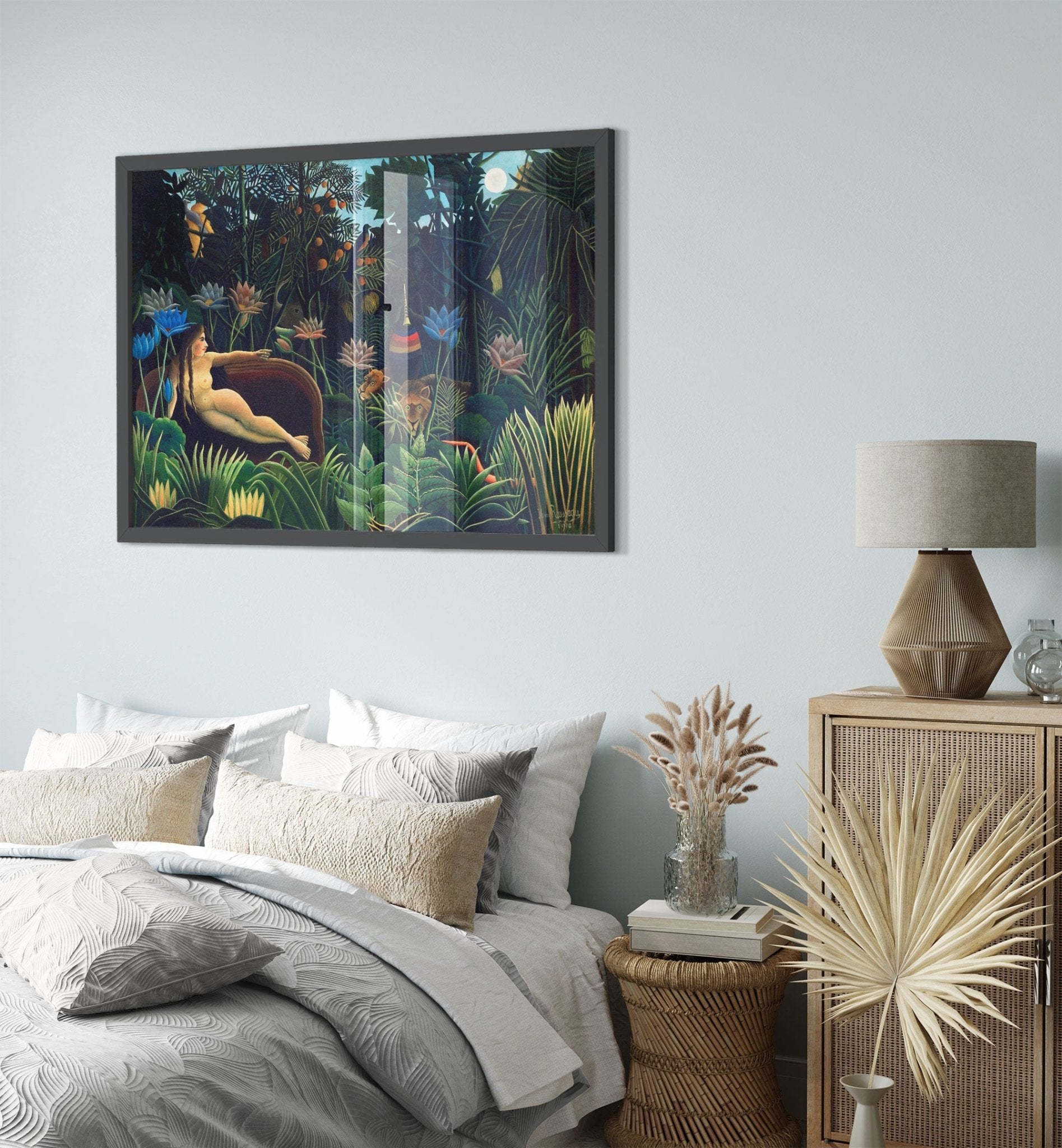 Henri Rousseau Framed The Dream Framed Print Surprised Framed 1910 - WallArtPrints4U