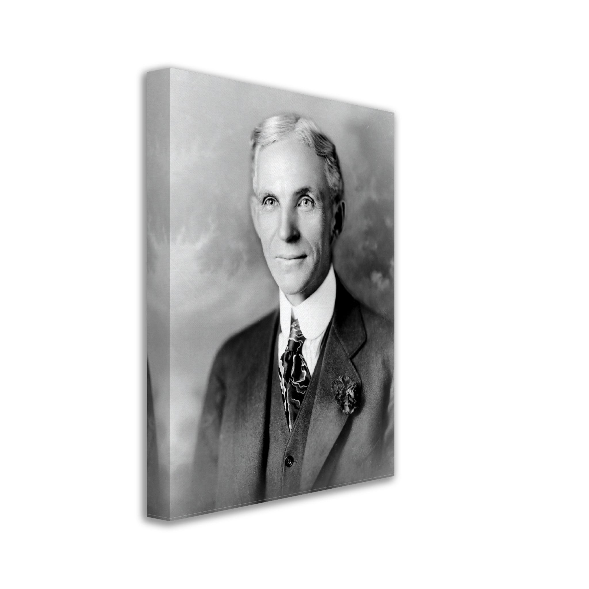 Henry Ford Canvas, Ford Motor Company Founder, Vintage Photo - Iconic Henry Ford Canvas Print - Business Legend - WallArtPrints4U