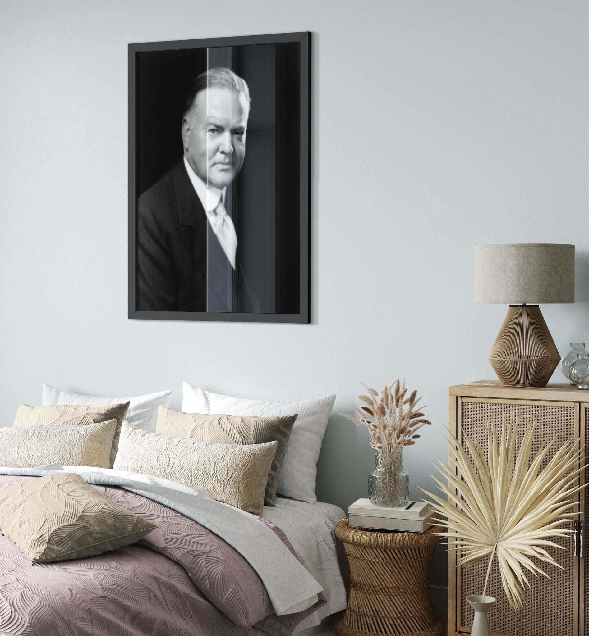 Herbert Hoover Framed, 31st President Of These United States, Vintage Photo Portrait - Herbert Hoover Framed Print - WallArtPrints4U