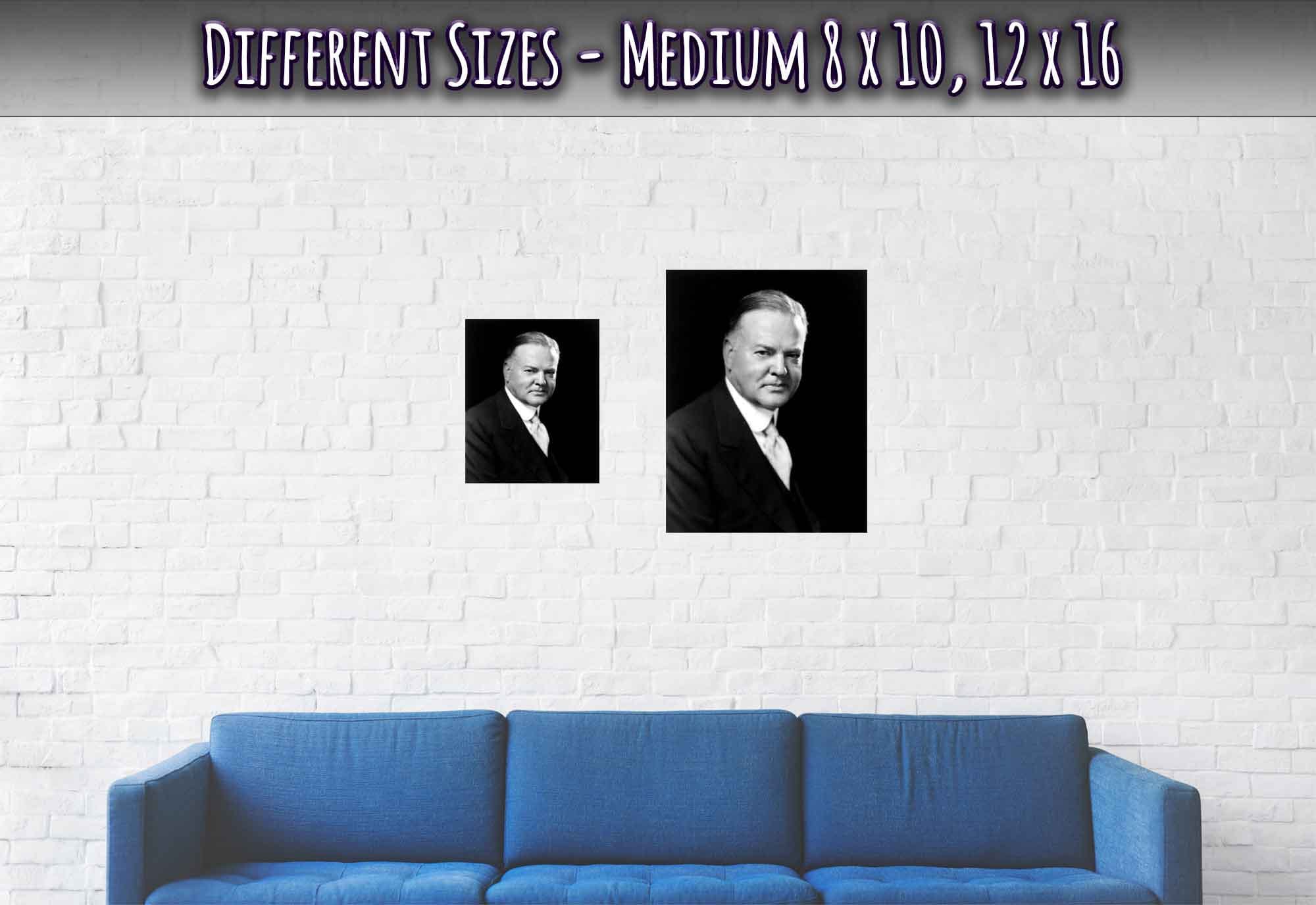Herbert Hoover Poster, 31st President Of These United States, Vintage Photo Portrait - Herbert Hoover Print - WallArtPrints4U