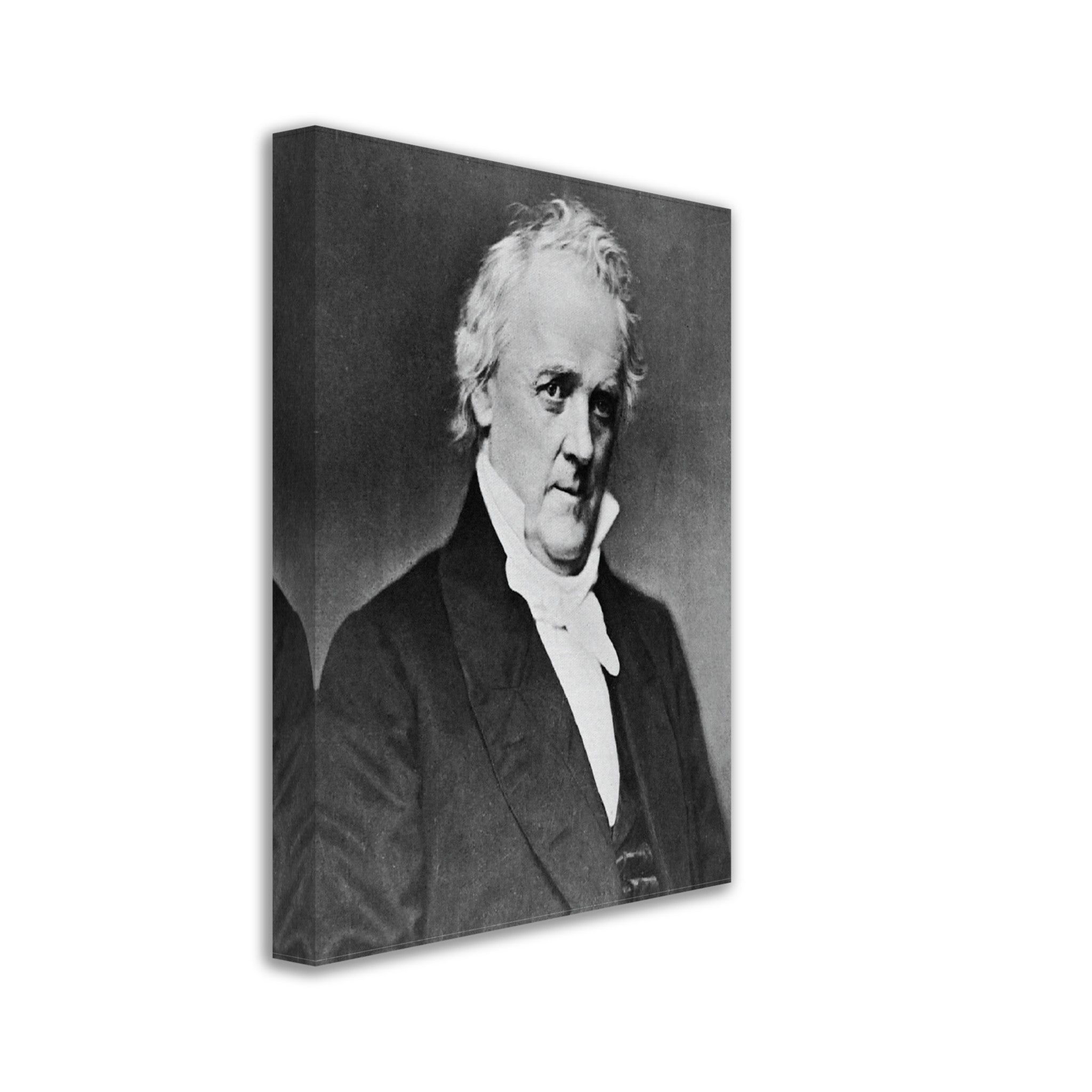 James Buchanan Canvas, 15th President Of Usa, Vintage Portrait - James Buchanan Canvas Print - WallArtPrints4U