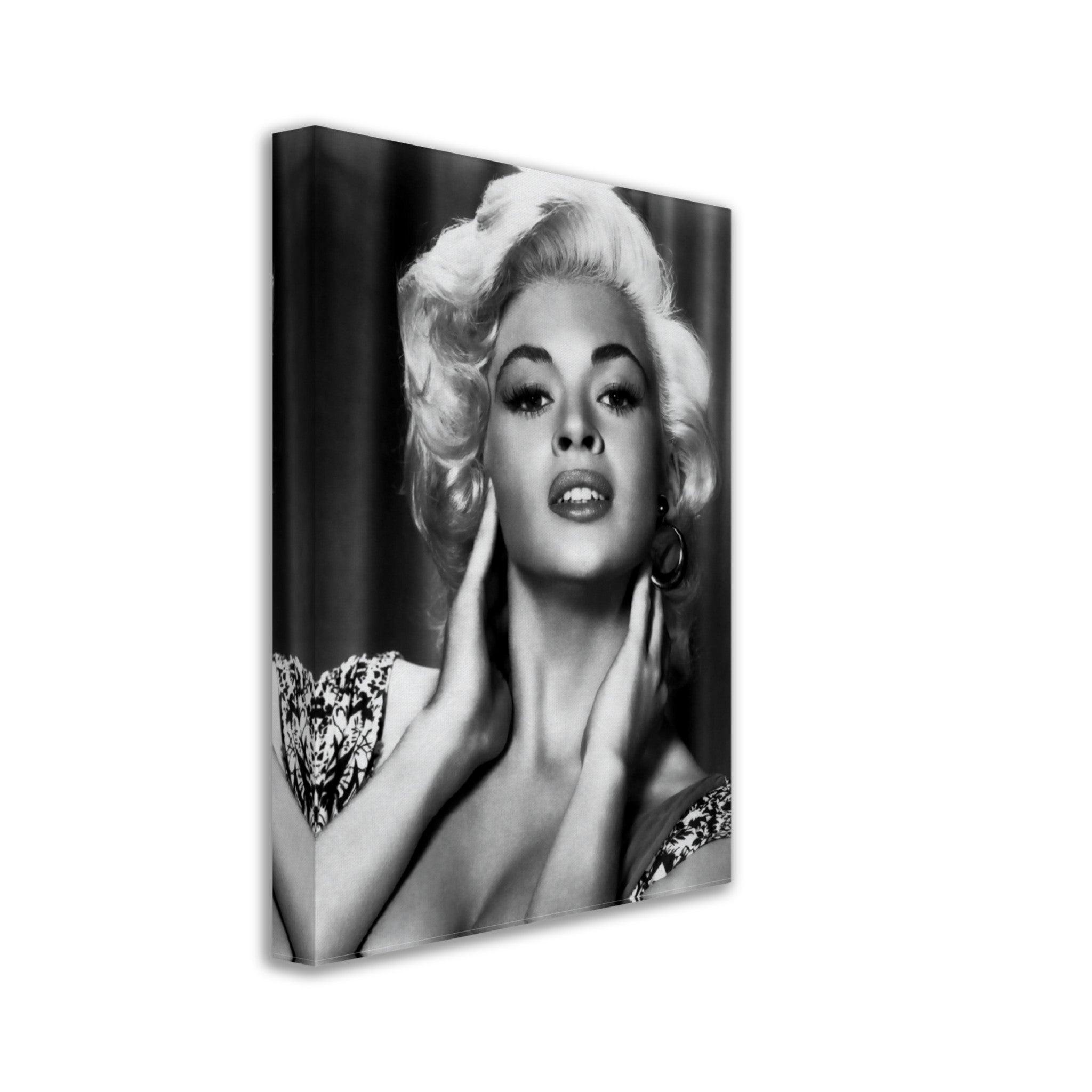 Jayne Mansfield Canvas, Sex Symbol, Rare Photo - Iconic Jayne Mansfield Canvas Print - Hollywood Silver Screen Star - WallArtPrints4U