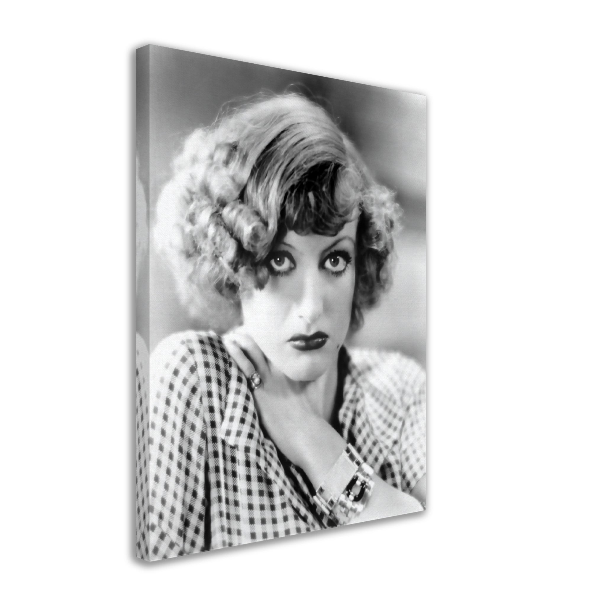 Joan Crawford Canvas, Baby Jane Star, Vintage Photo - Iconic Joan Crawford Canvas Print - Hollywood Silver Screen Star - WallArtPrints4U