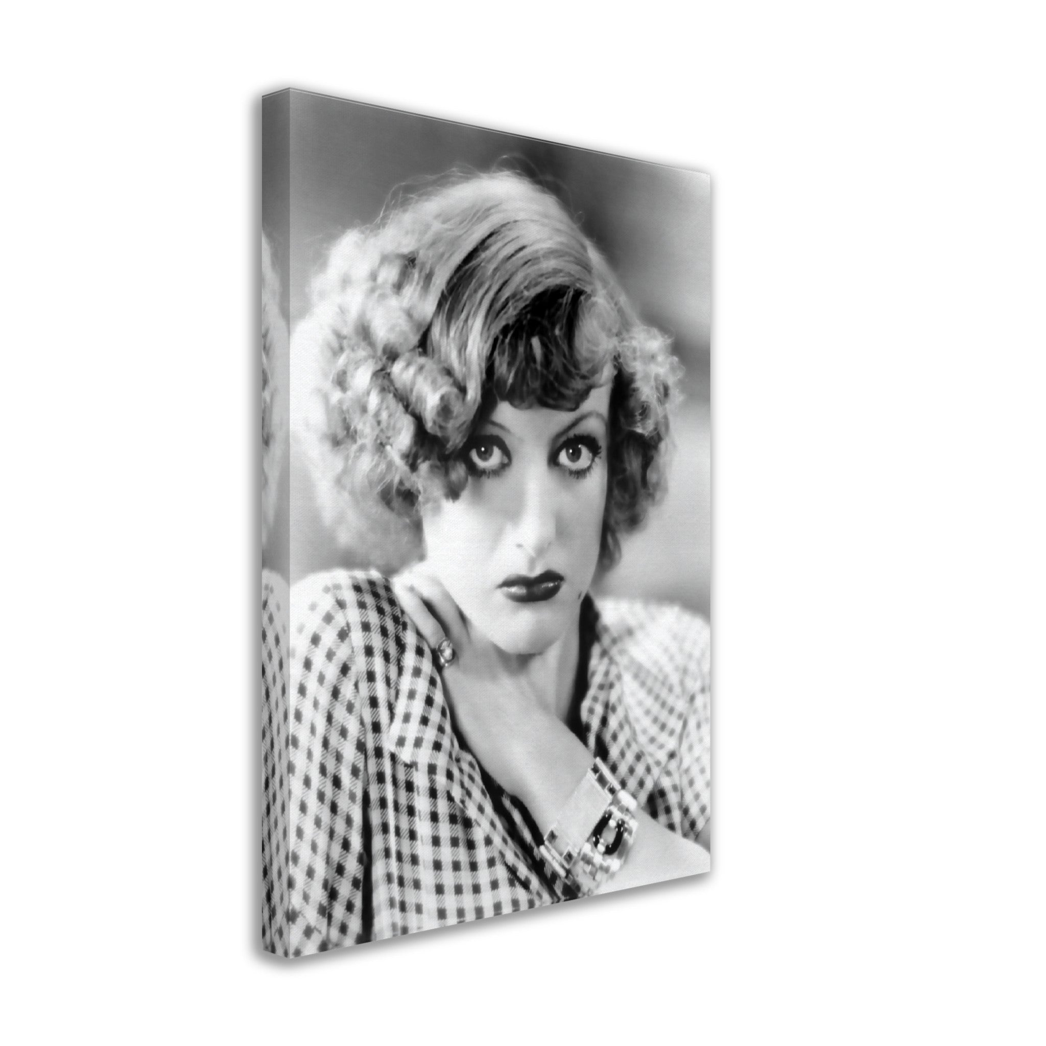Joan Crawford Canvas, Baby Jane Star, Vintage Photo - Iconic Joan Crawford Canvas Print - Hollywood Silver Screen Star - WallArtPrints4U
