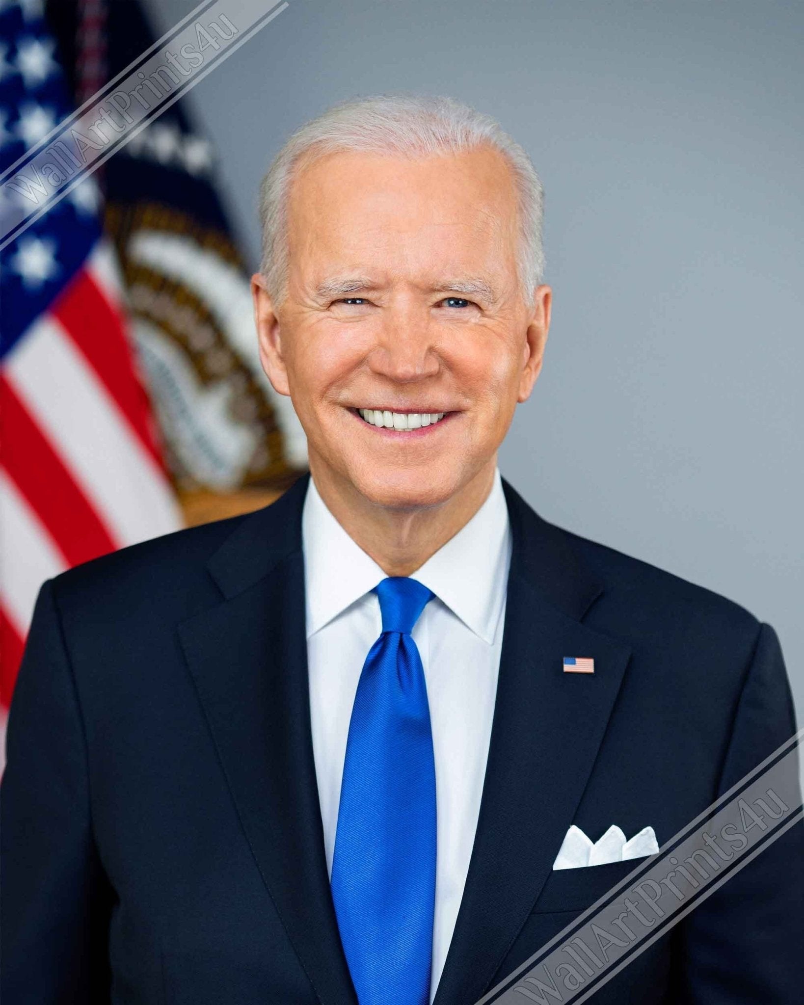 Joe Biden Framed, 46th President Of The USA - Joe Biden Framed Print UK, EU USA Domestic Shipping - WallArtPrints4U