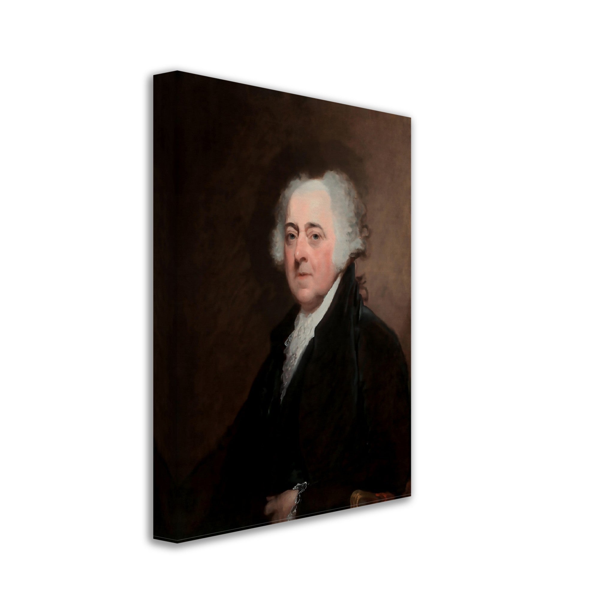 John Adams Canvas, 2nd President Of Usa, Vintage Portrait - John Adams Canvas Print - WallArtPrints4U