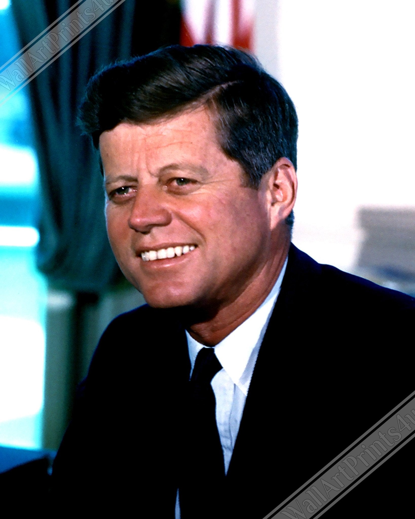 John F Kennedy Framed, 35th President Of These United States, Vintage Photo Portrait - John F Kennedy Framed Print - WallArtPrints4U