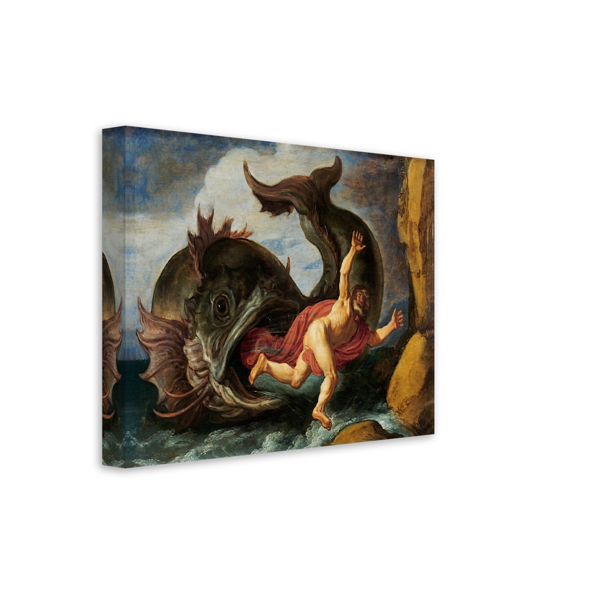 Jonah And The Whale Canvas Print - Biblical Canvas Print - Jonah And The Whale Church Canvas Print - WallArtPrints4U