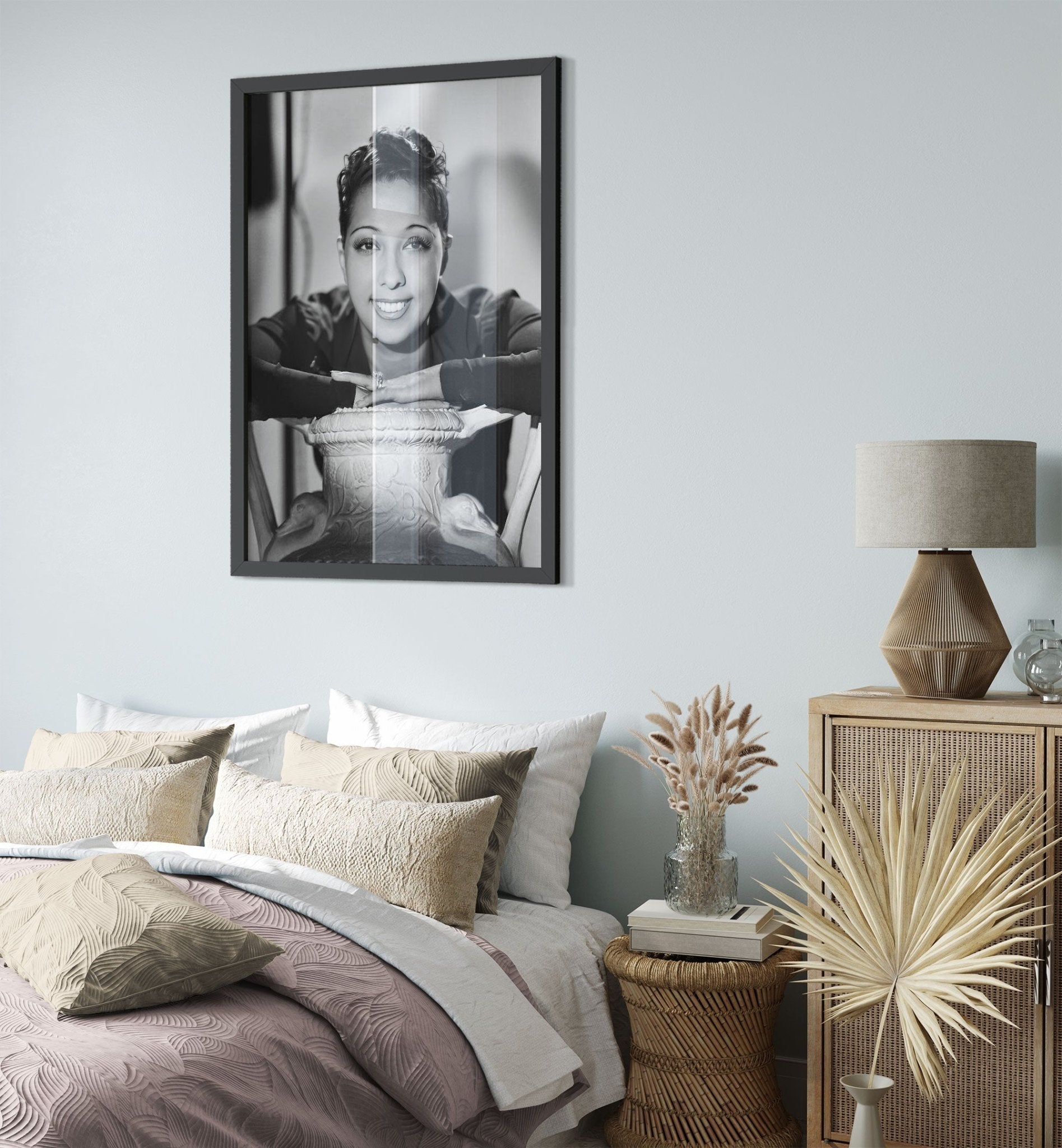 Josephine Baker Framed, Vintage Photo Portrait - Josephine Baker Framed Print - WallArtPrints4U