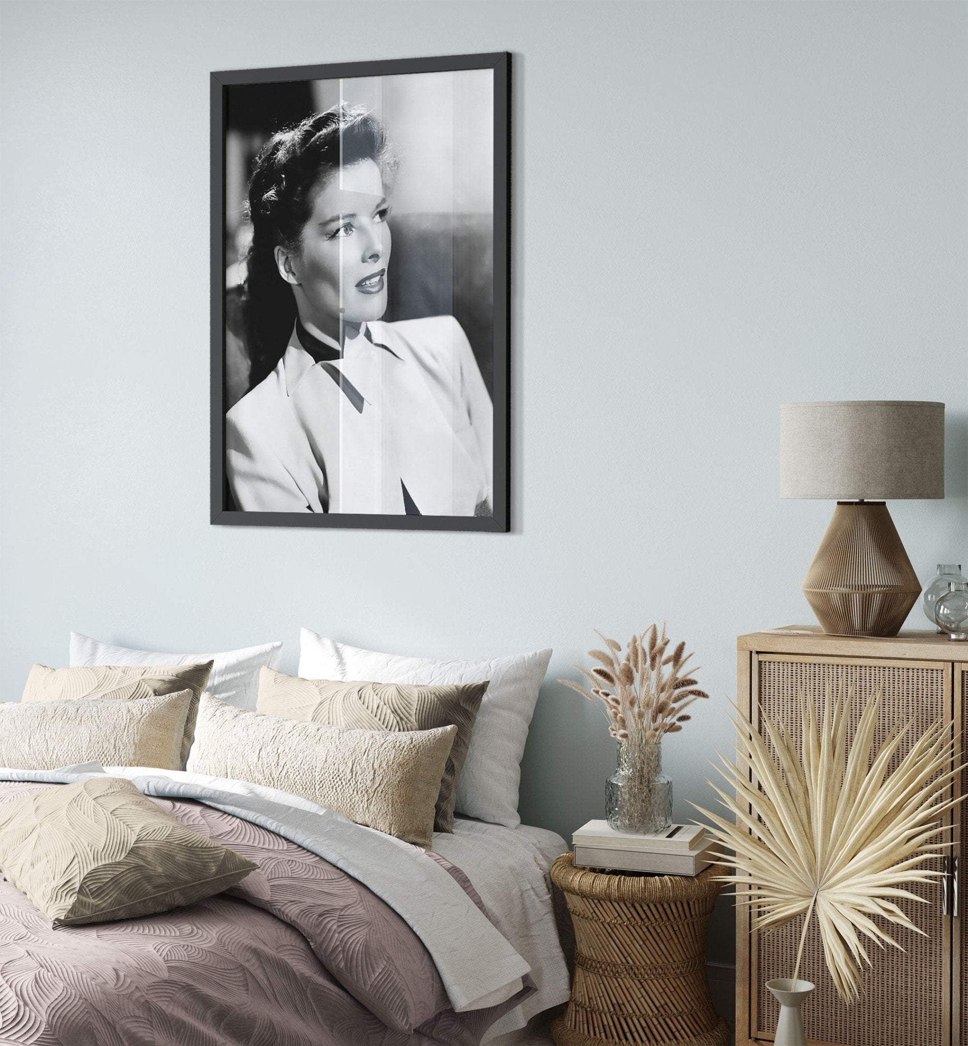Katherine Hepburn Framed, Independent Woman Symbol, Rare Photo, Katherine Hepburn Framed Print, Silver Screen Star - WallArtPrints4U