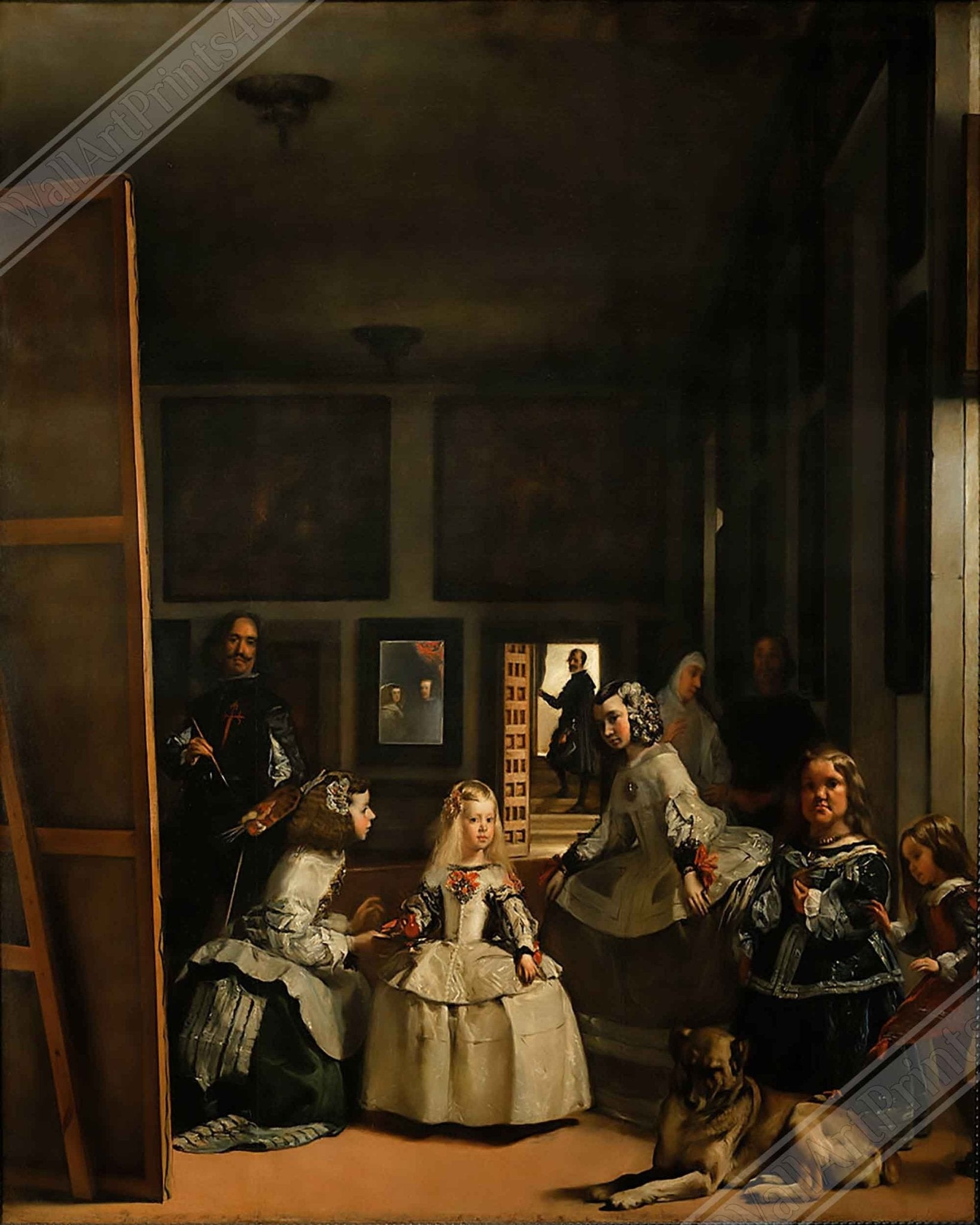 Las Meninas Framed, Diego Velaquez - Las Meninas Framed Print - WallArtPrints4U
