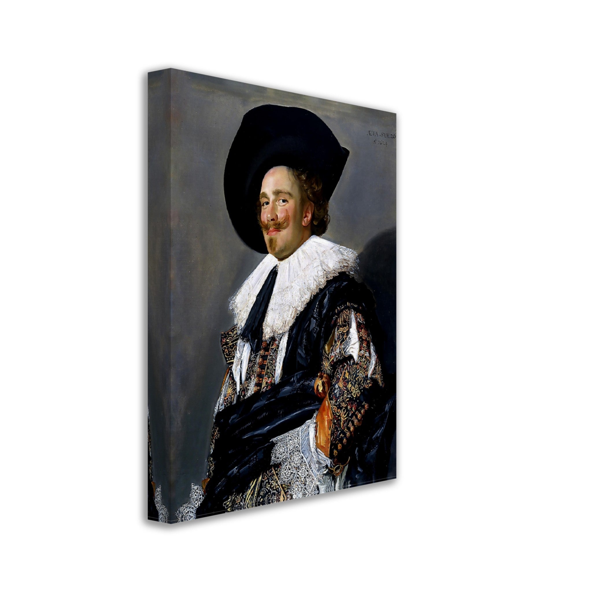 Laughing Cavalier Canvas, Franz Hals - Laughing Cavalier Canvas Print - WallArtPrints4U