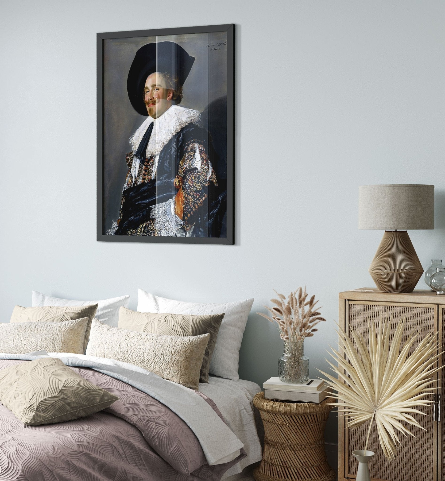 Laughing Cavalier Framed, Franz Hals - Laughing Cavalier Framed Print - WallArtPrints4U