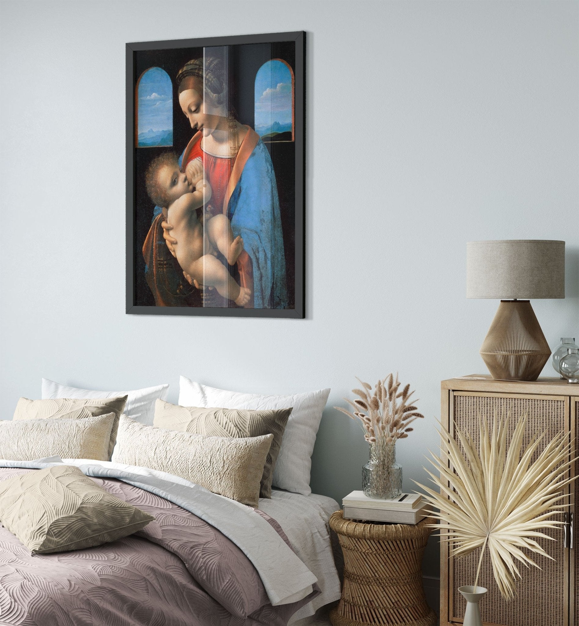 Leonardo Da Vinci Framed Print, Madonna Litta Framed - WallArtPrints4U