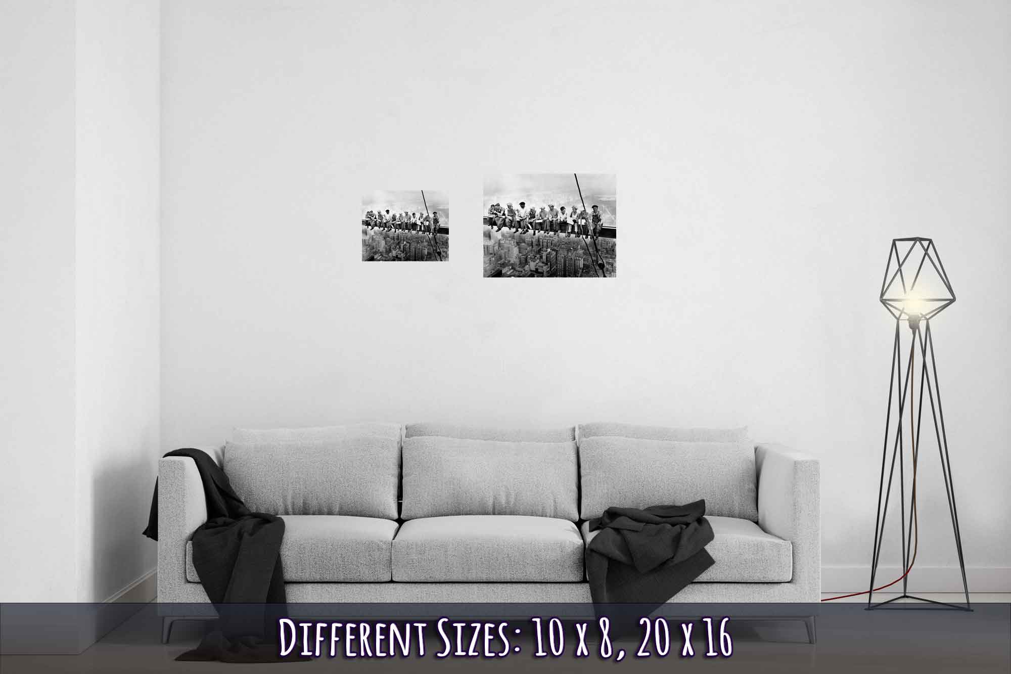 Lunch Atop A Skyscraper Poster, Lunch On A Beam, Vintage Photo 1932 Construction Workers - WallArtPrints4U