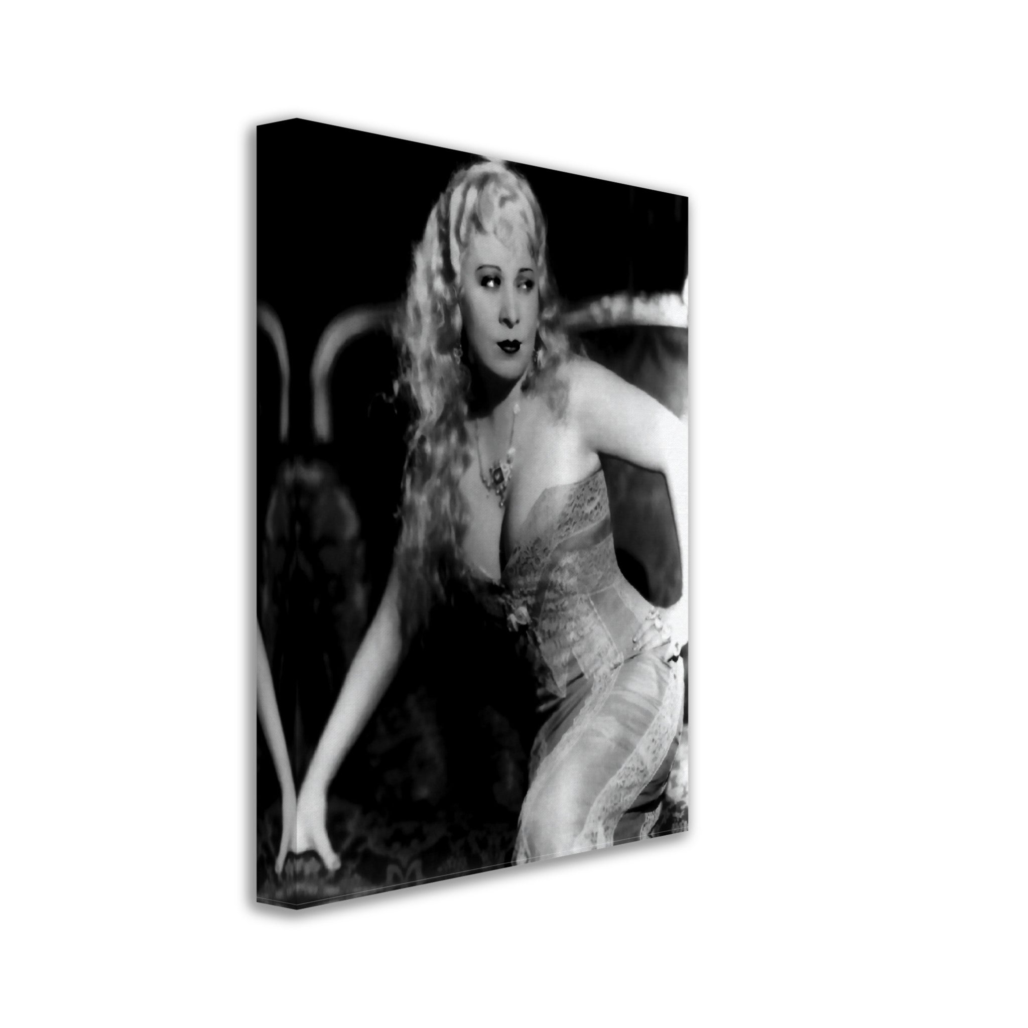 Mae West Canvas, Statue Of Libido, She Done Him Wrong Vintage Photo, Rita Hayworth Canvas Print, Silver Screen Star - WallArtPrints4U