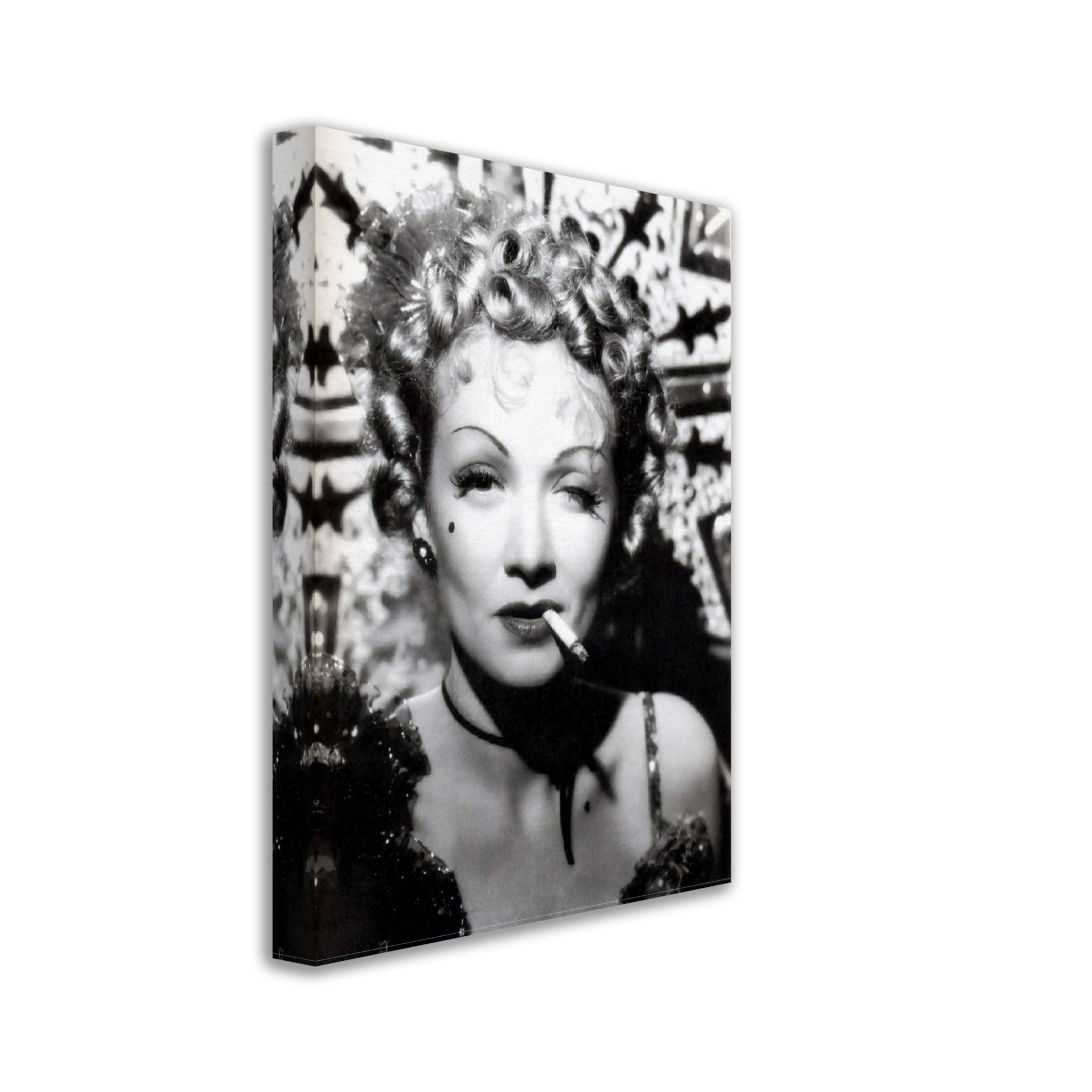 Marlene Dietrich Canvas, Caberet Singer, Vintage Photo - Iconic Marlene Dietrich Canvas Print - Hollywood Silver Screen Star - WallArtPrints4U
