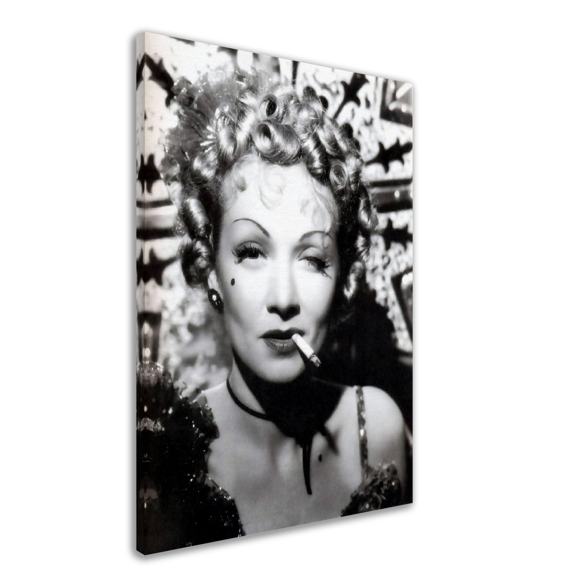 Marlene Dietrich Canvas, Caberet Singer, Vintage Photo - Iconic Marlene Dietrich Canvas Print - Hollywood Silver Screen Star - WallArtPrints4U