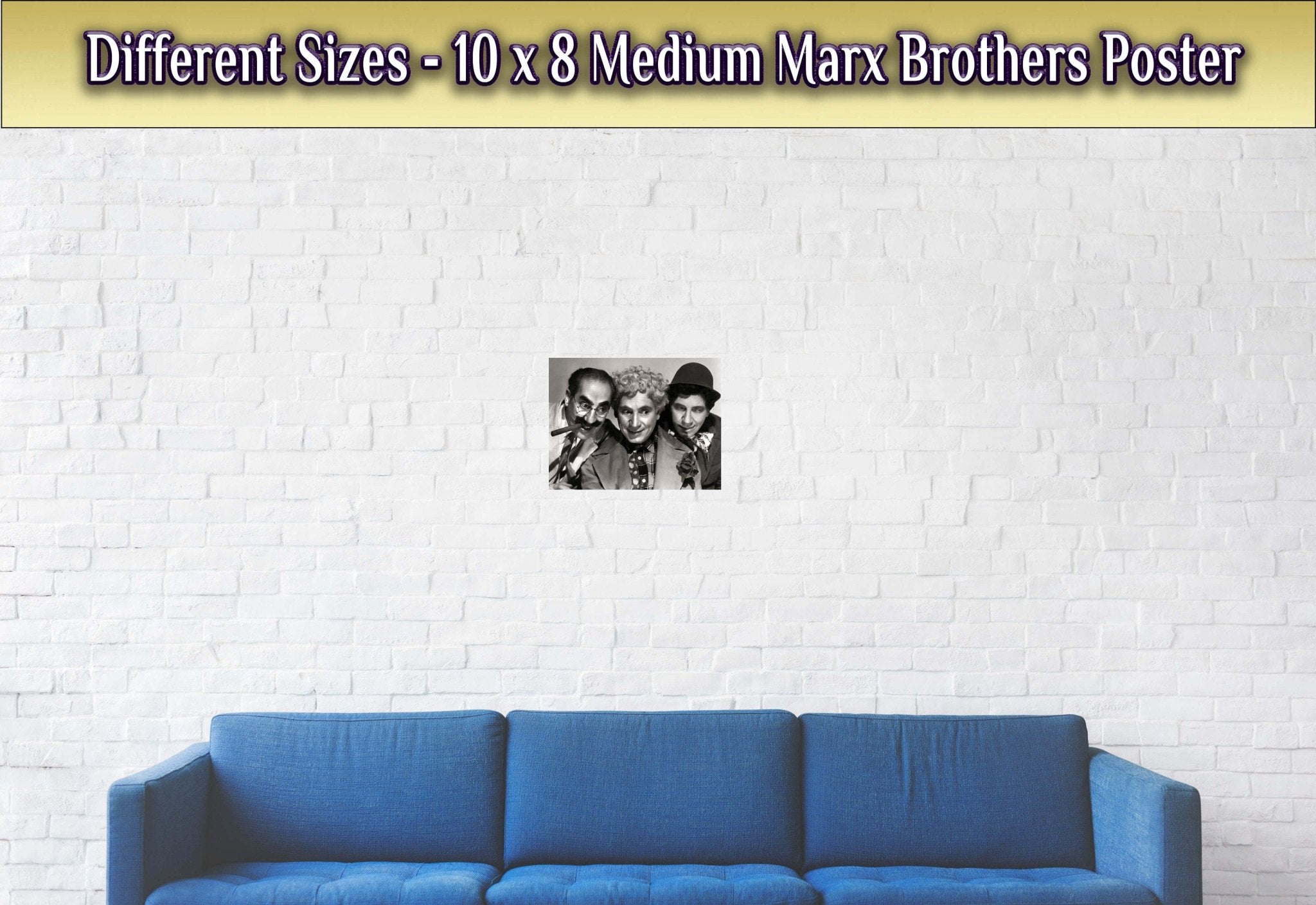 Marx Brothers Poster, Vintage Photo - Iconic Marx Brothers Print - Groucho, Harpo, And Chico Marx - WallArtPrints4U