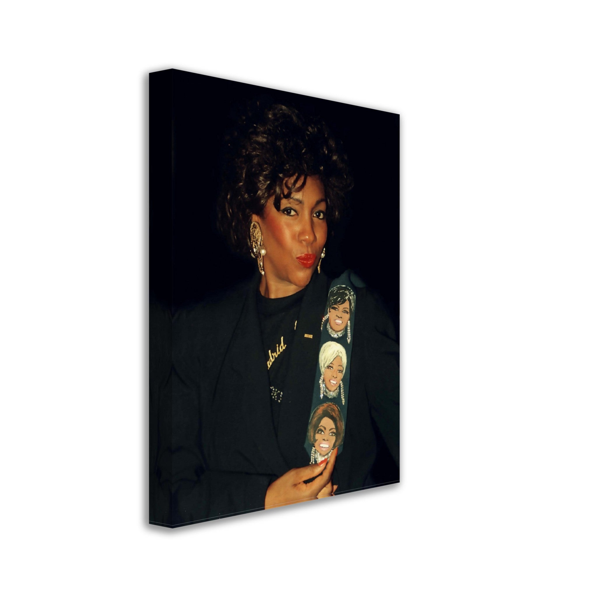 Mary Wilson Canvas, Supremes Founding Member, Vintage Photo Portrait - Mary Wilson Canvas Print - WallArtPrints4U