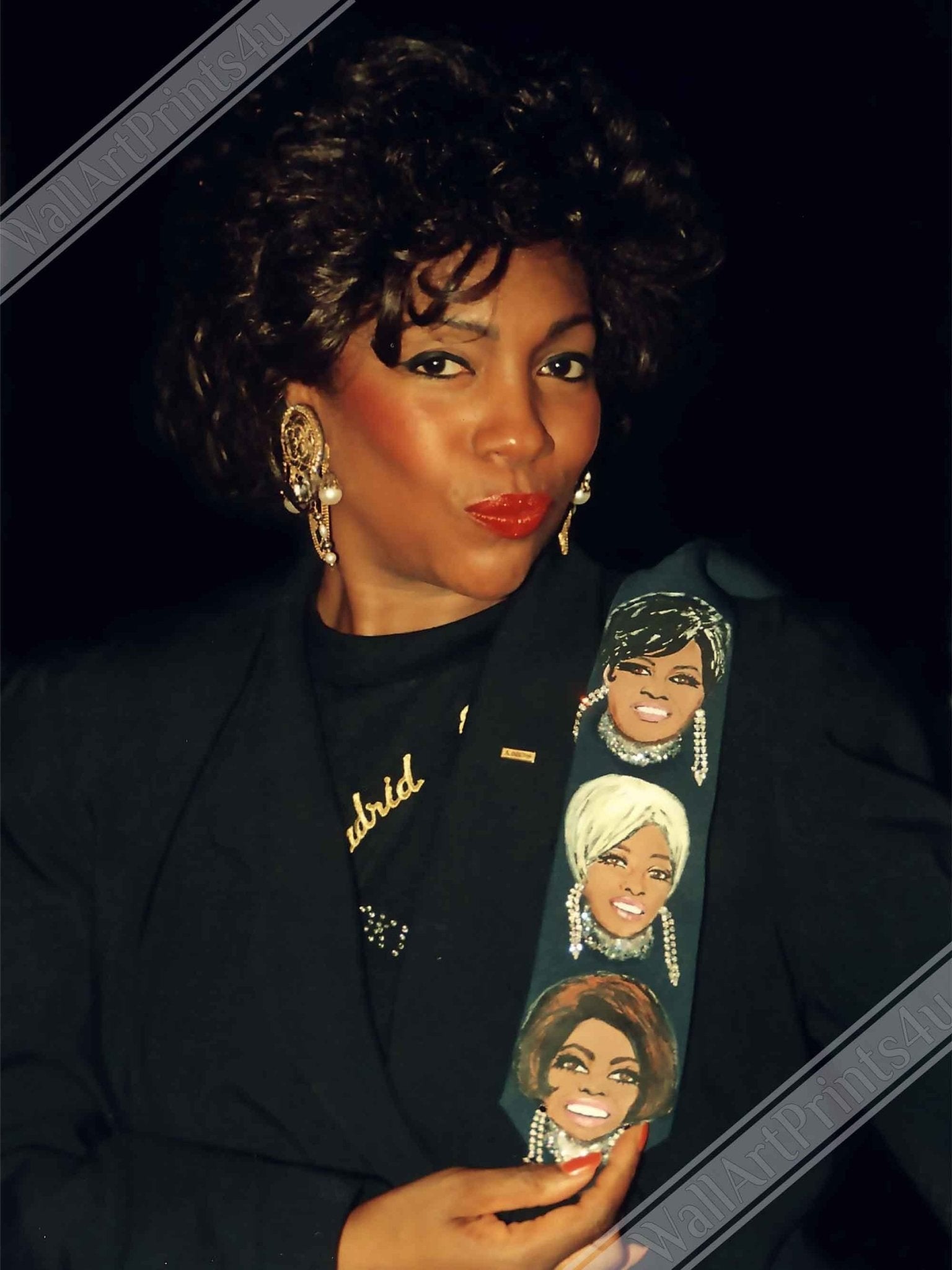 Mary Wilson Canvas, Supremes Founding Member, Vintage Photo Portrait - Mary Wilson Canvas Print - WallArtPrints4U