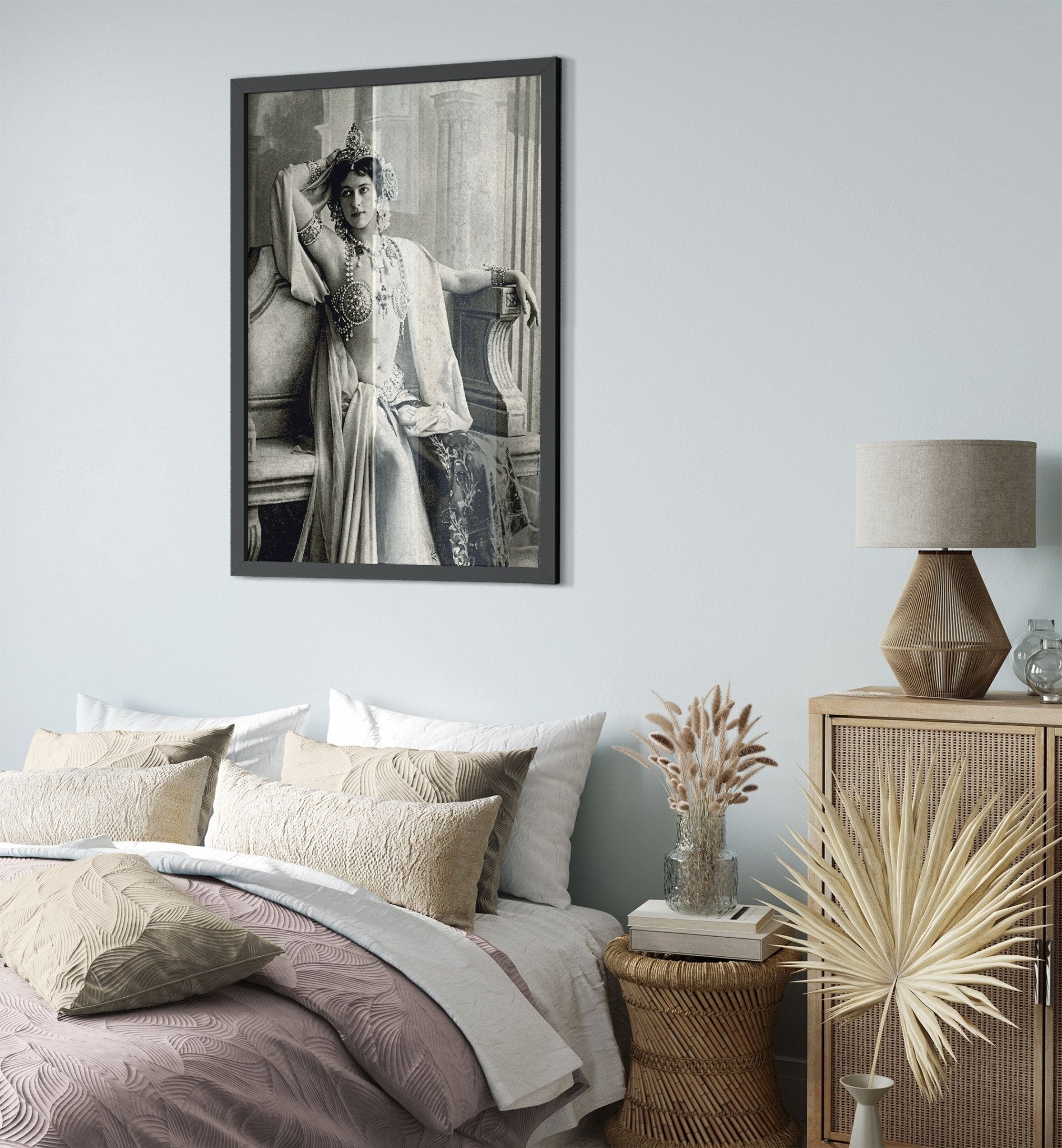 Mata Hari Framed Print, Exotic Spy Dancer 1906, Vintage Photo Portrait - Mata Hari Framed - WallArtPrints4U