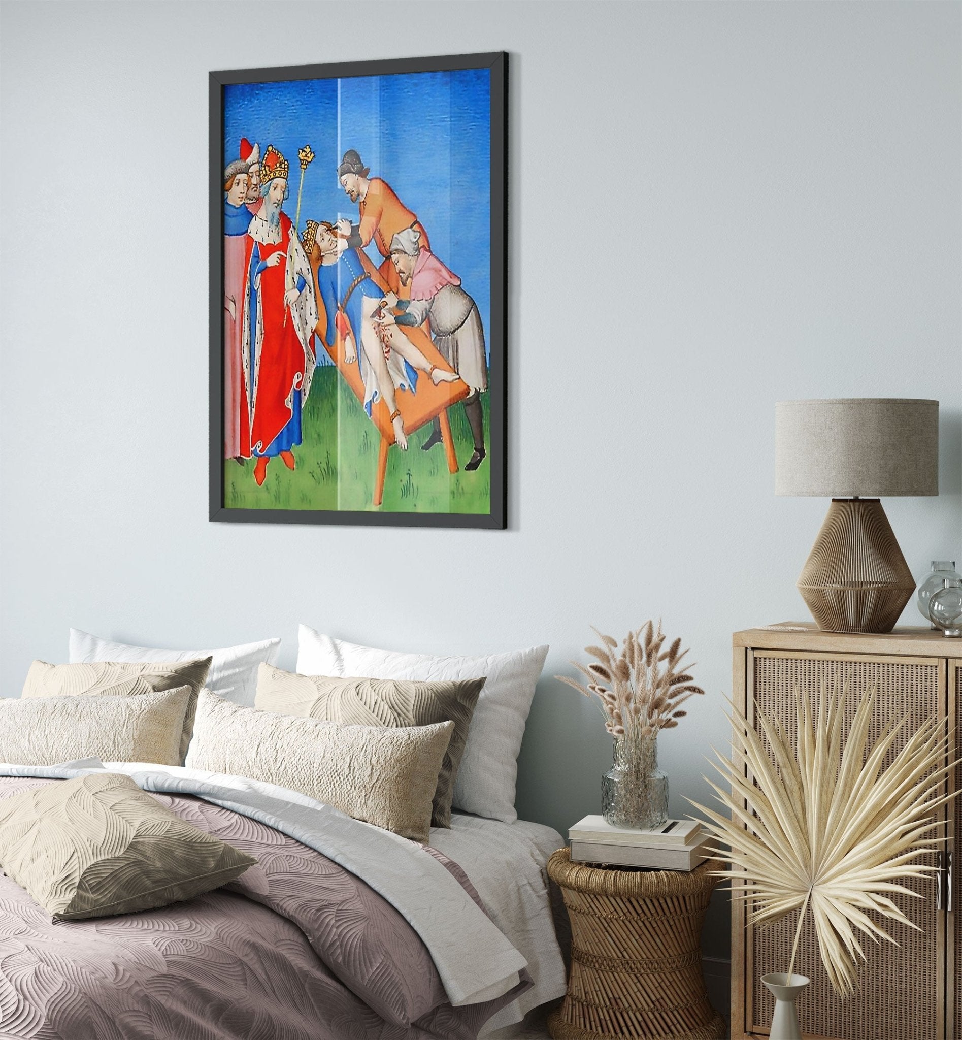 Medieval Torture Framed Castration Blinding Brutal Medieval Torture Framed Print - WallArtPrints4U