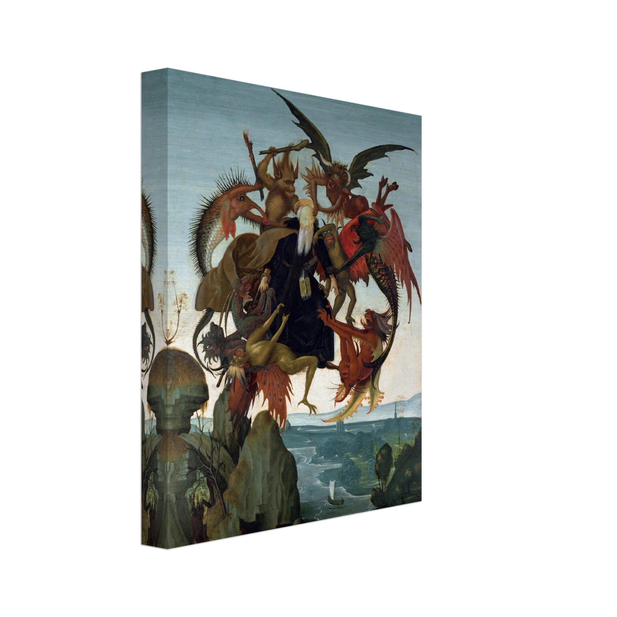 Michelangelo Canvas Print Torment Of Saint Anthony Canvas - WallArtPrints4U